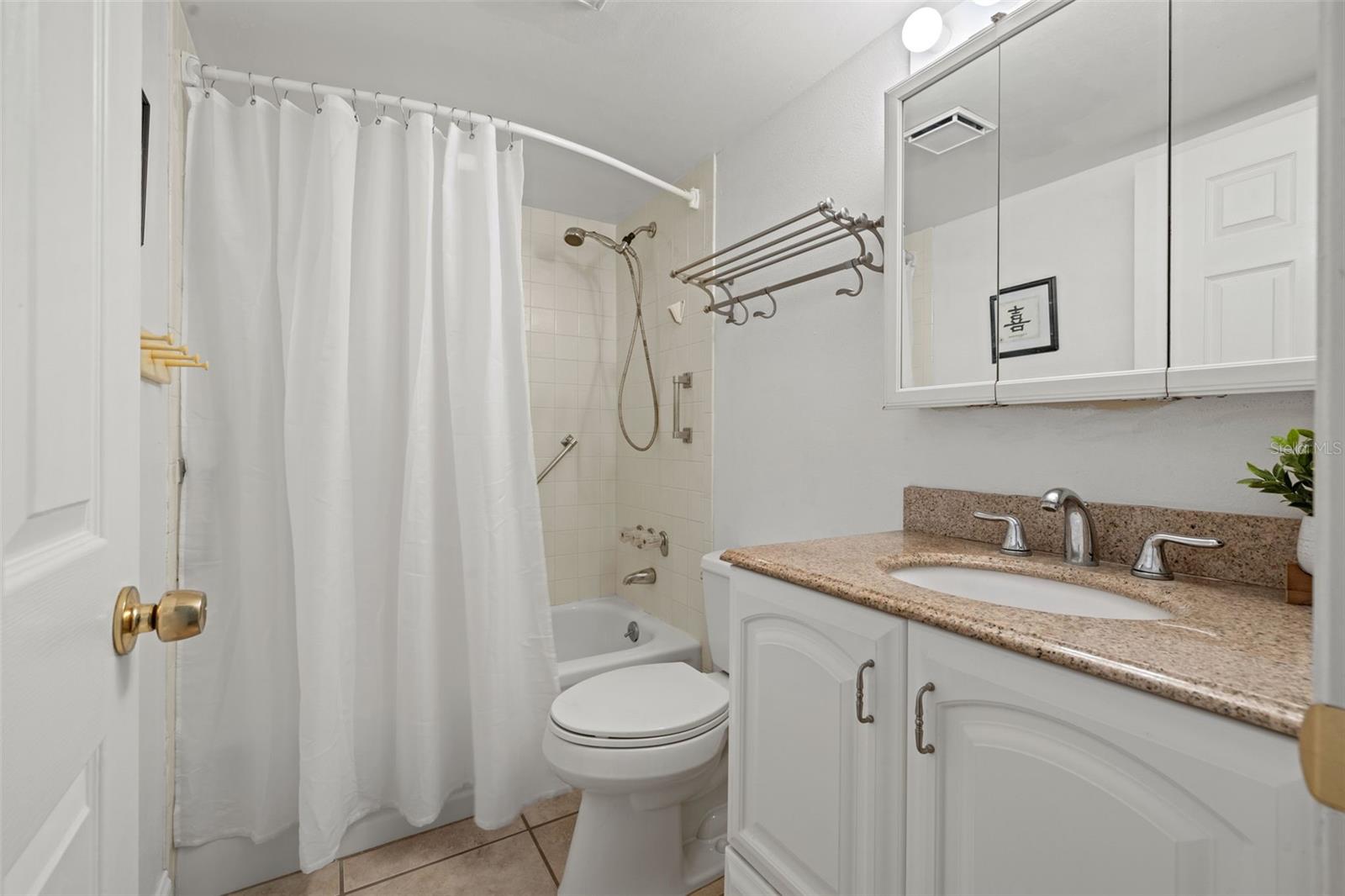 Primary bathroom with tub