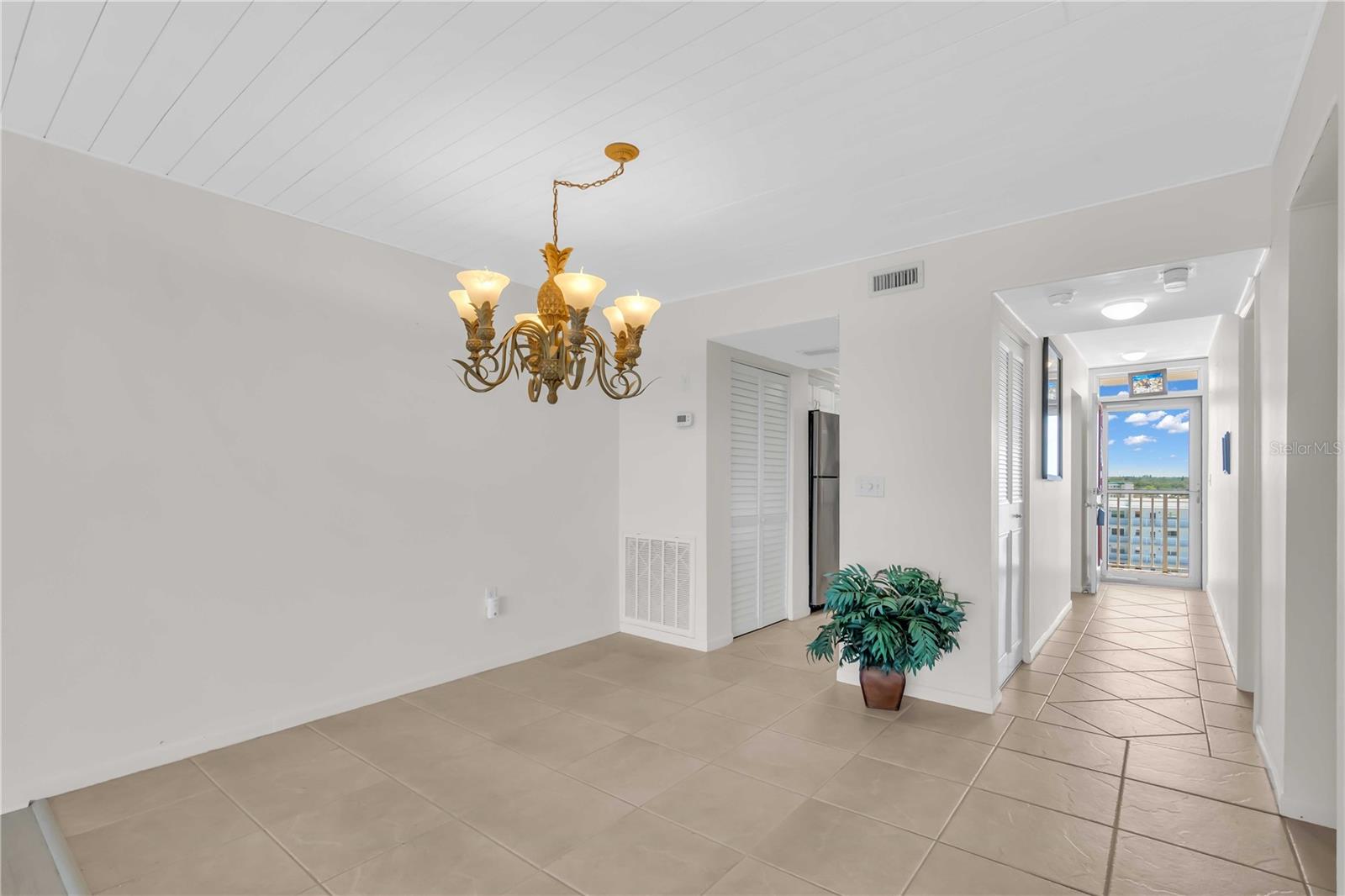 Dining Area facing front of unit