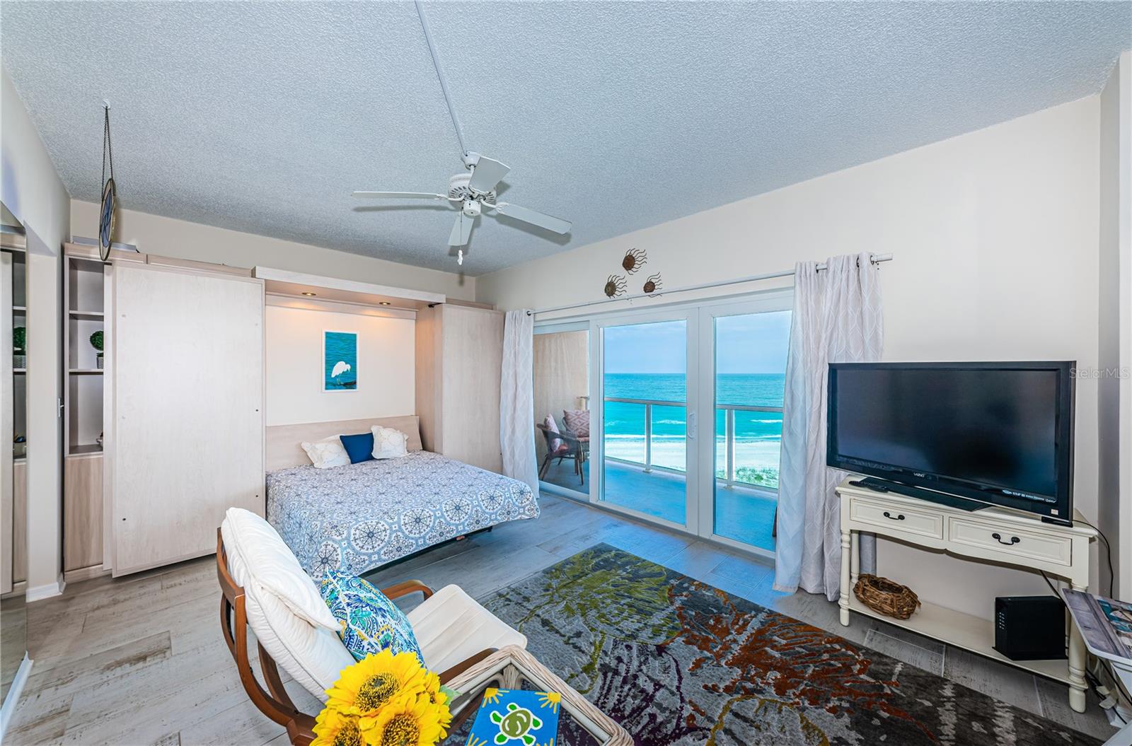 Living Room with Murphy bed