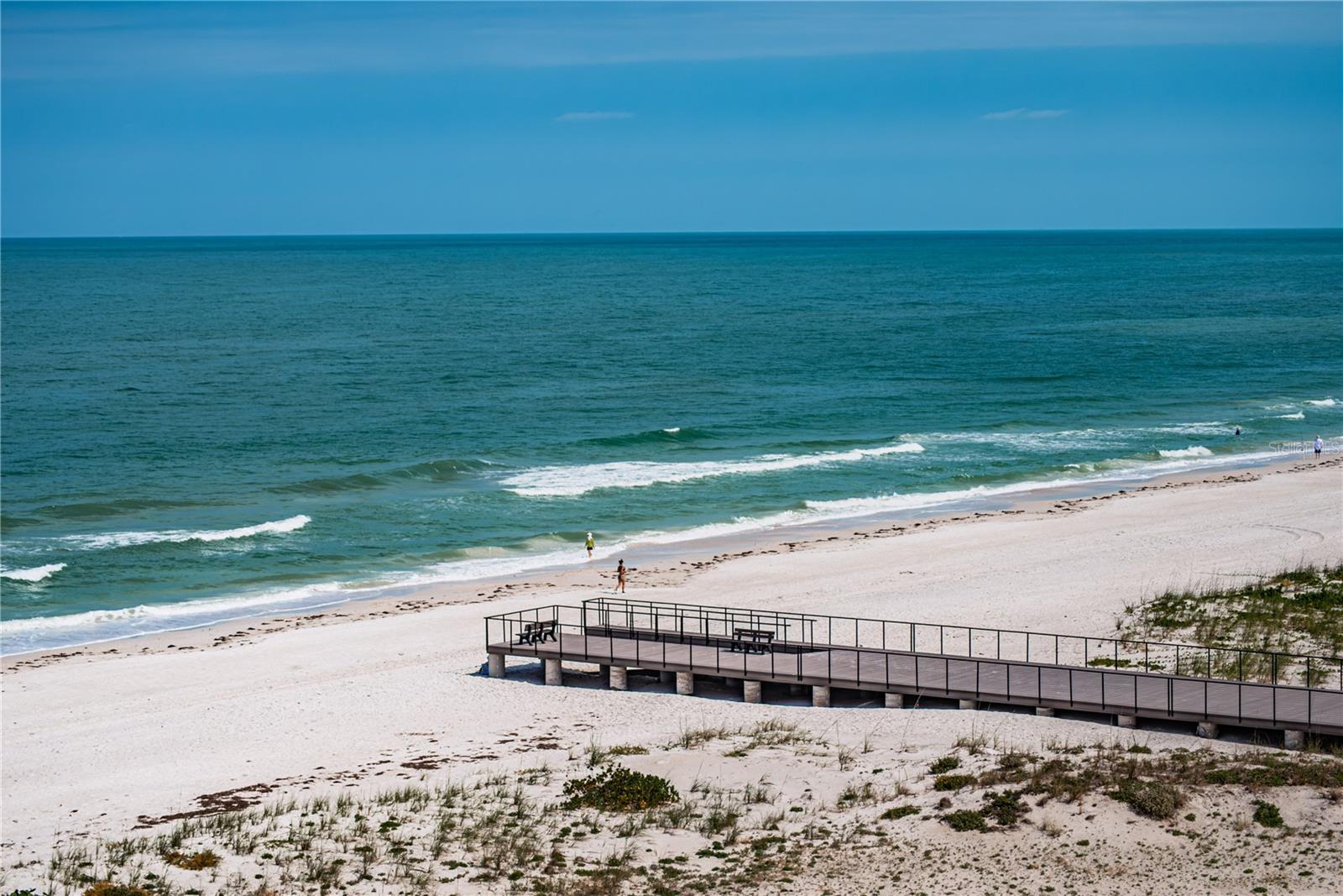 Beach showing Pier