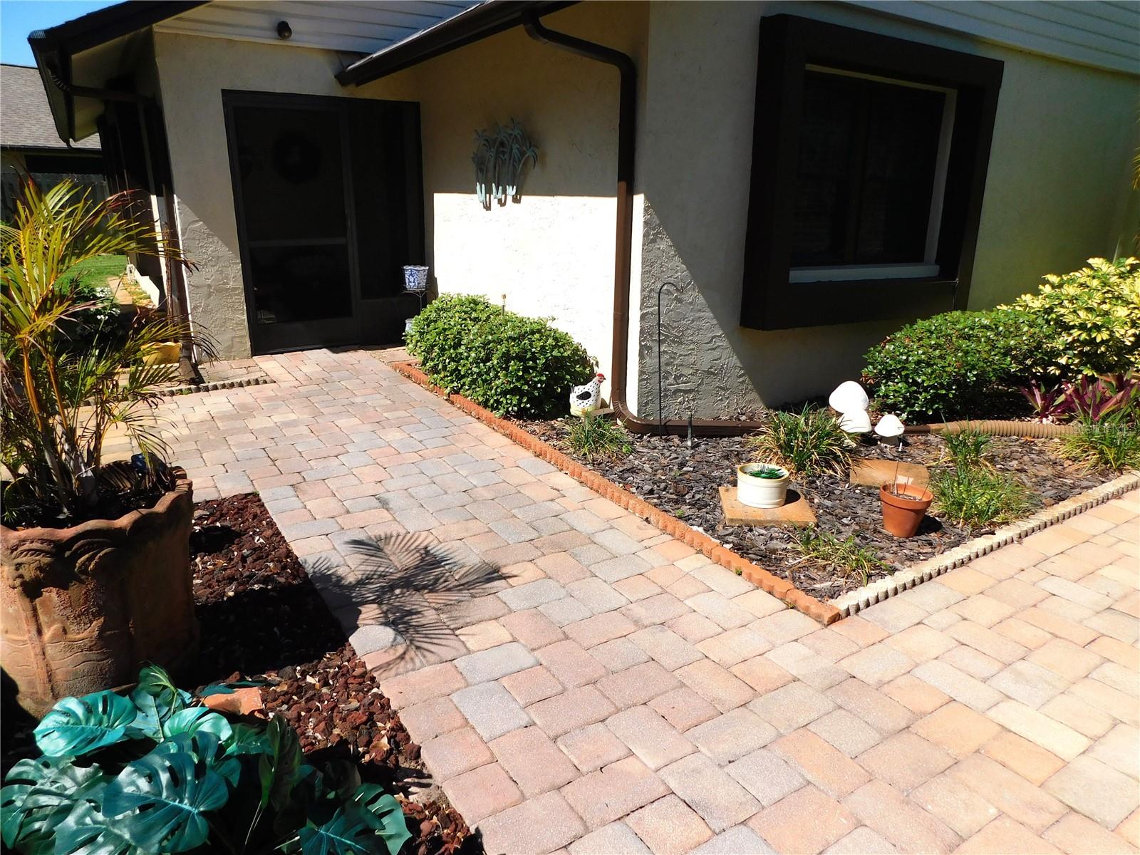 Paved Front Entry