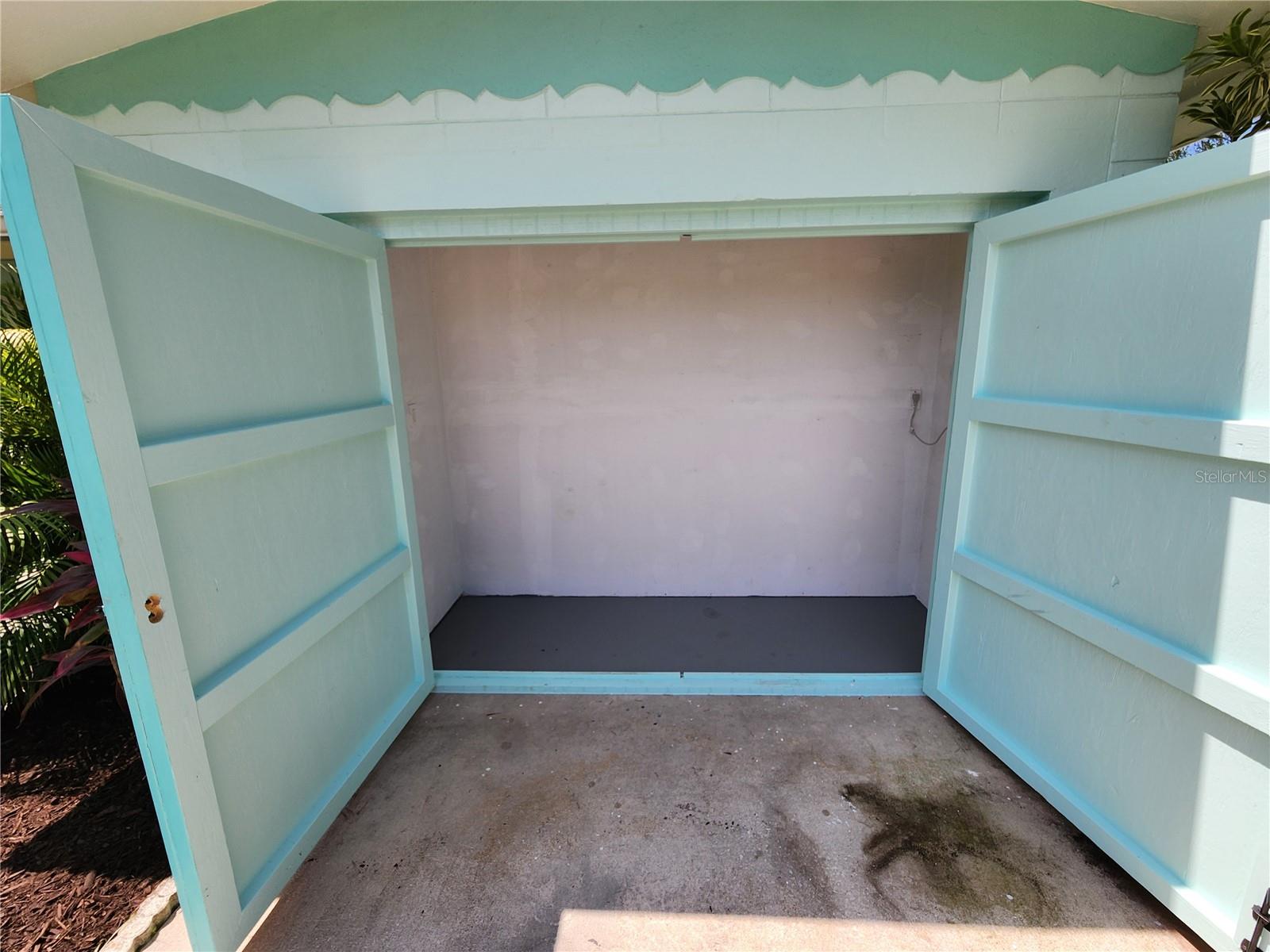 Front Drive Storage Shed