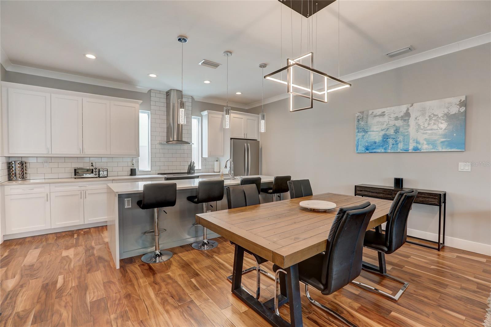 Kitchen and dining room