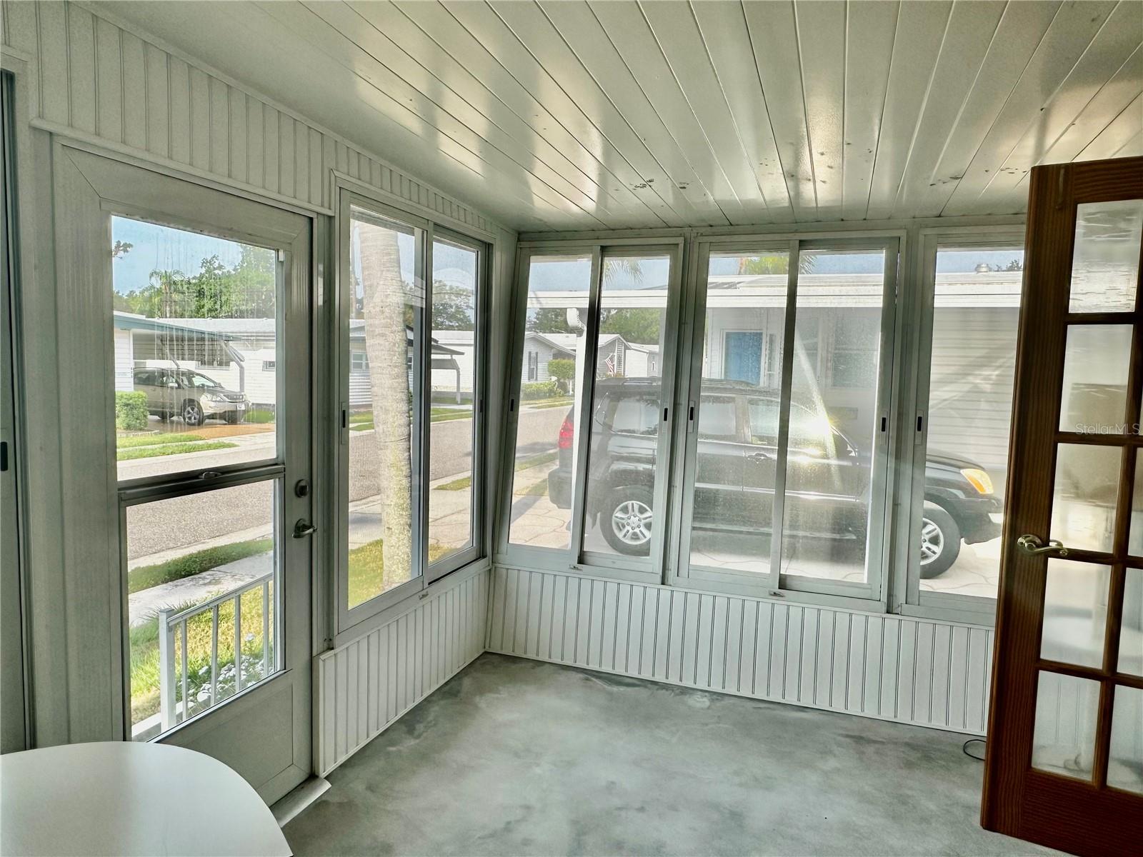 Large front porch with loads of natural light