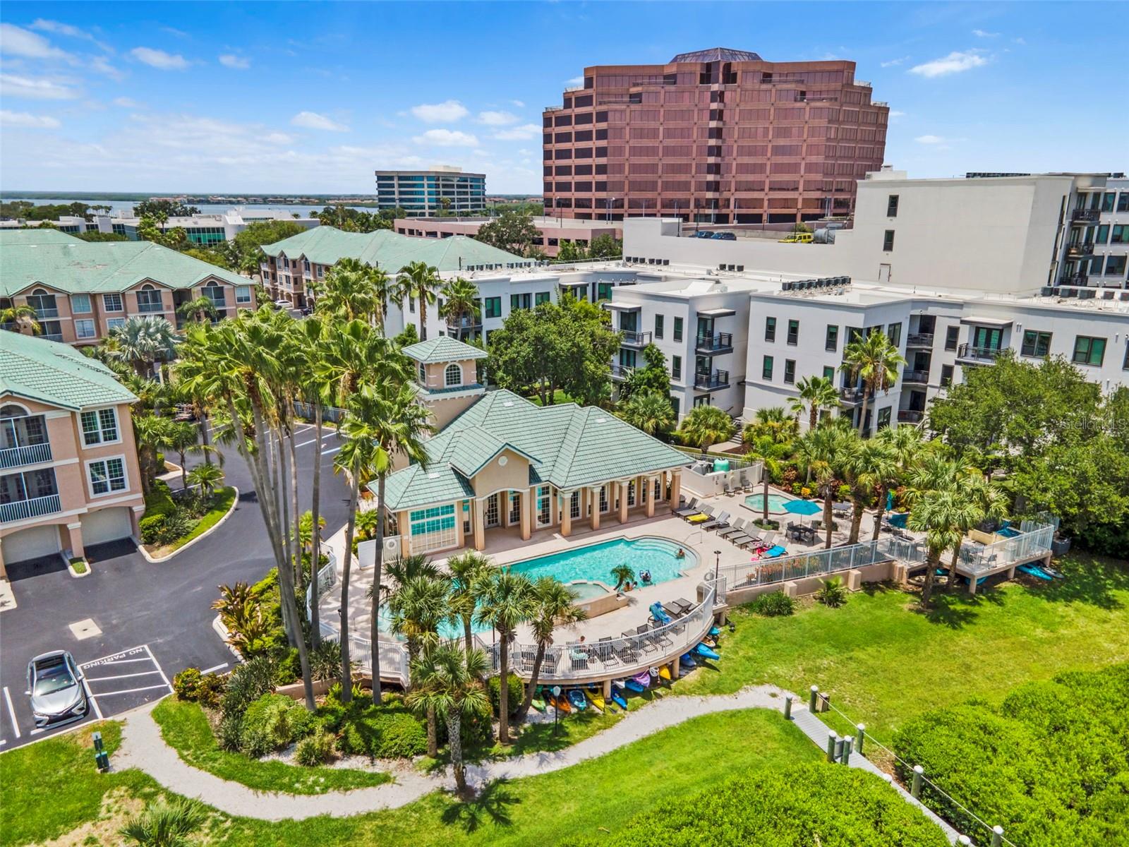 Drone Pool & Club House