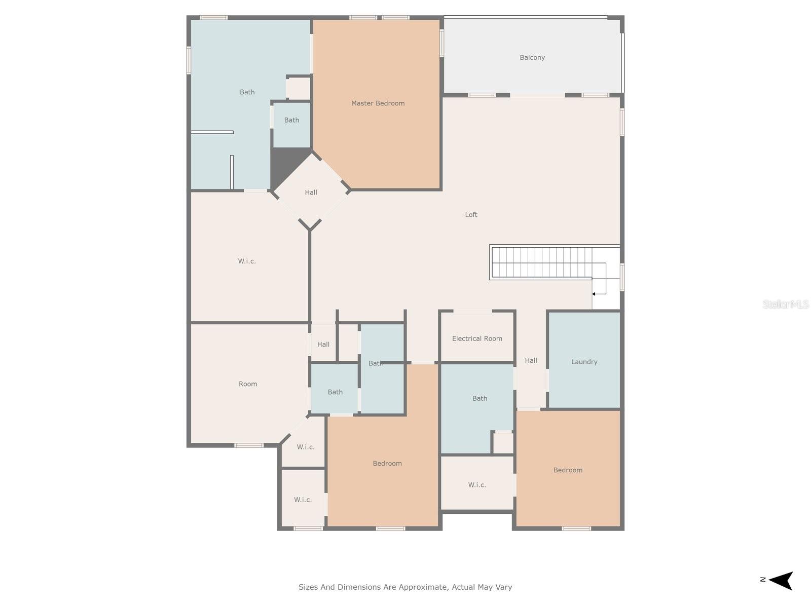 Second Floor Floorplan