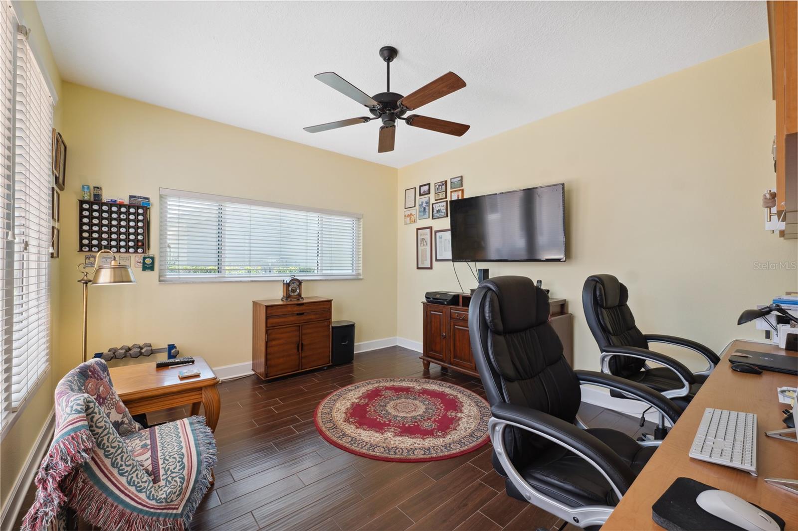 Third Bedroom being used as an office