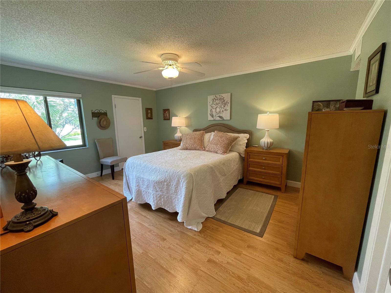 Primary Bedroom with sliding door to patio