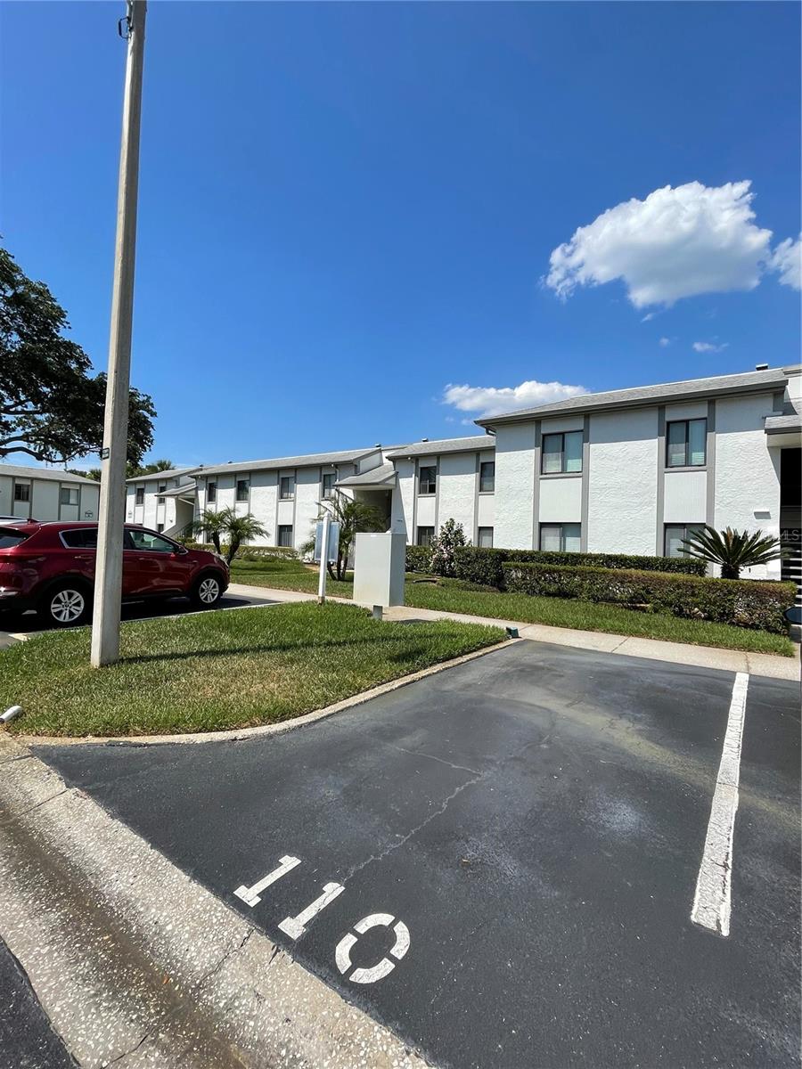 The Unit's Parking space with access to Guest Parking