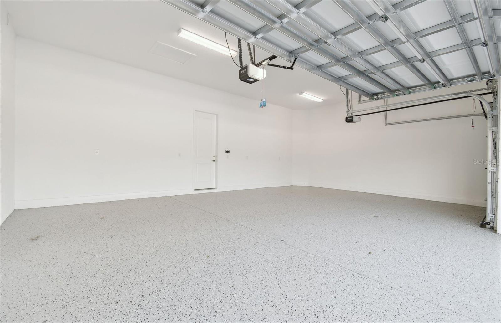 3-Car Garage w/epoxy flooring