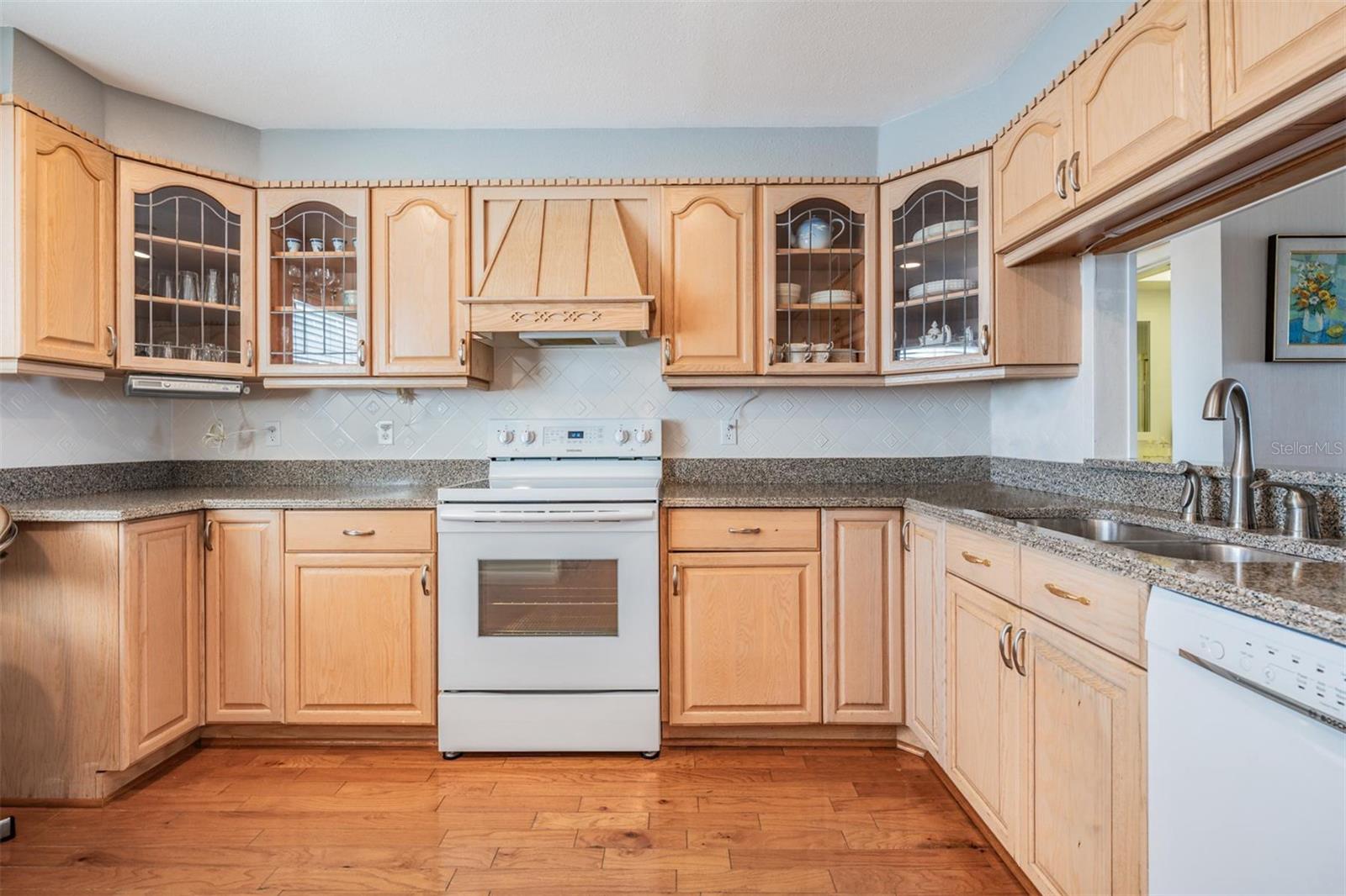 Kitchen is light & bright, with plenty of space