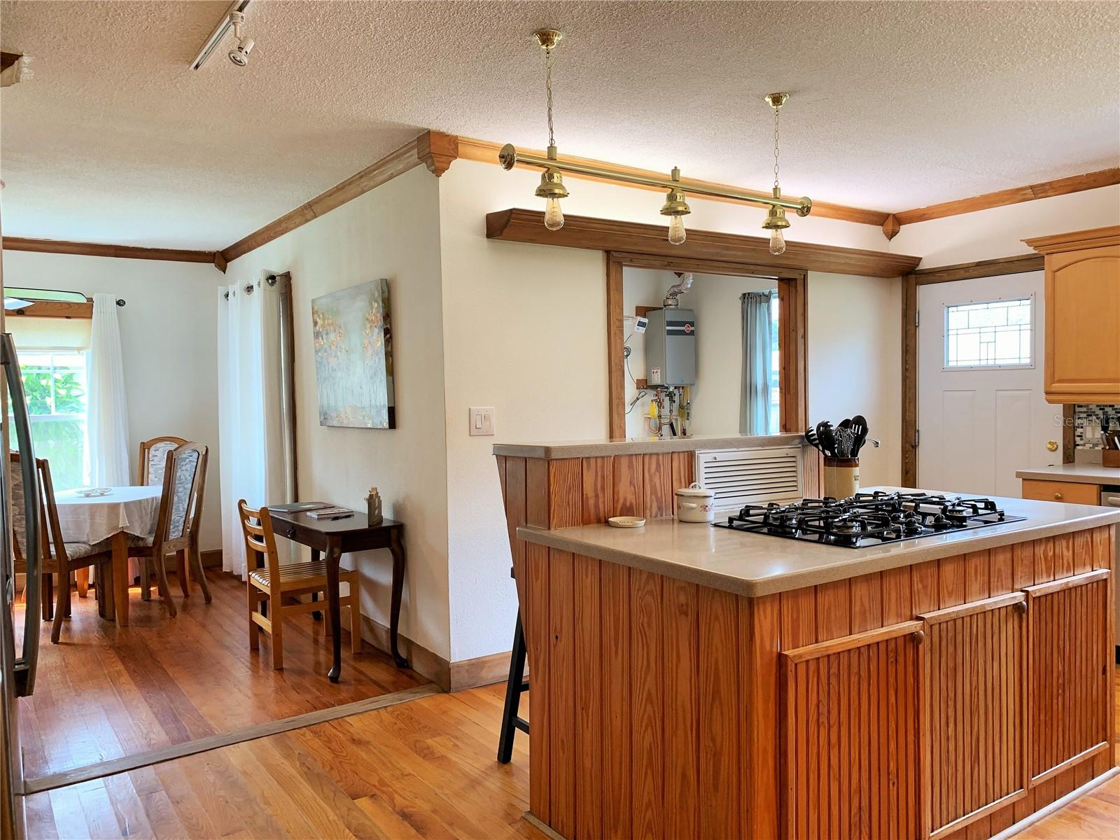 French Glass doors leading to dining room