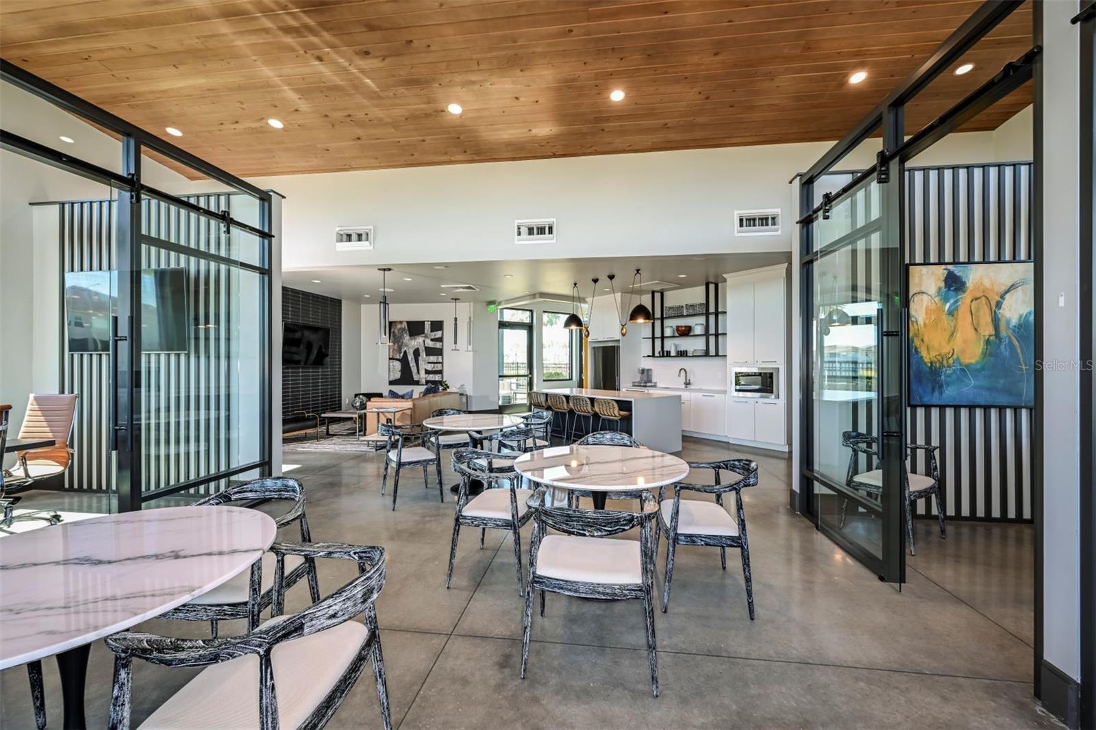 Seating Area in Clubhouse