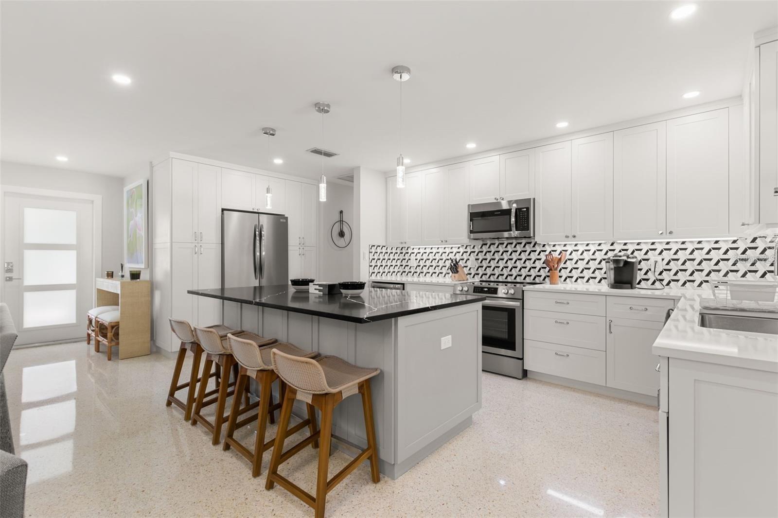 Gorgeous Kitchen with Island Seating