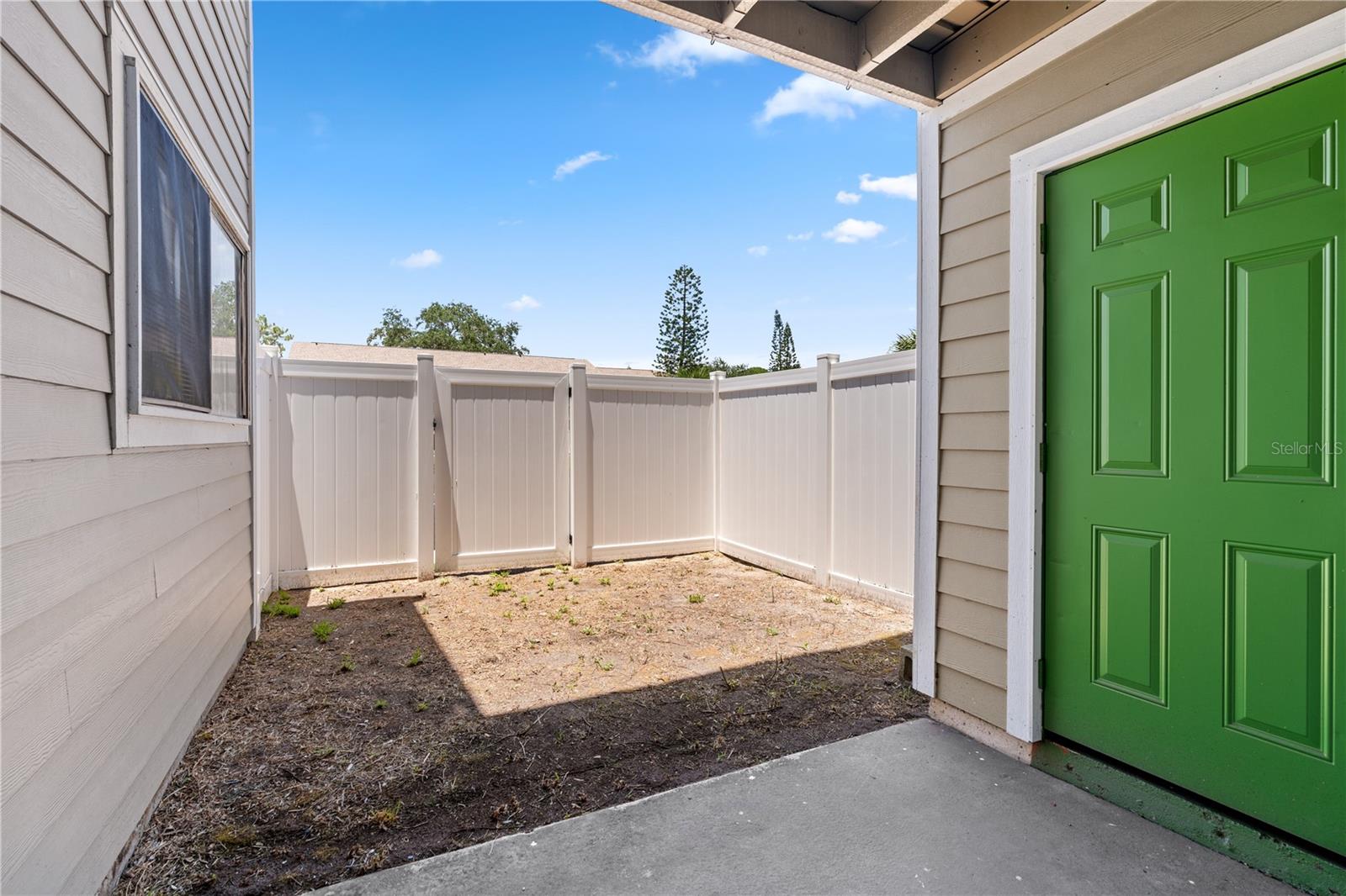 Rear Patio