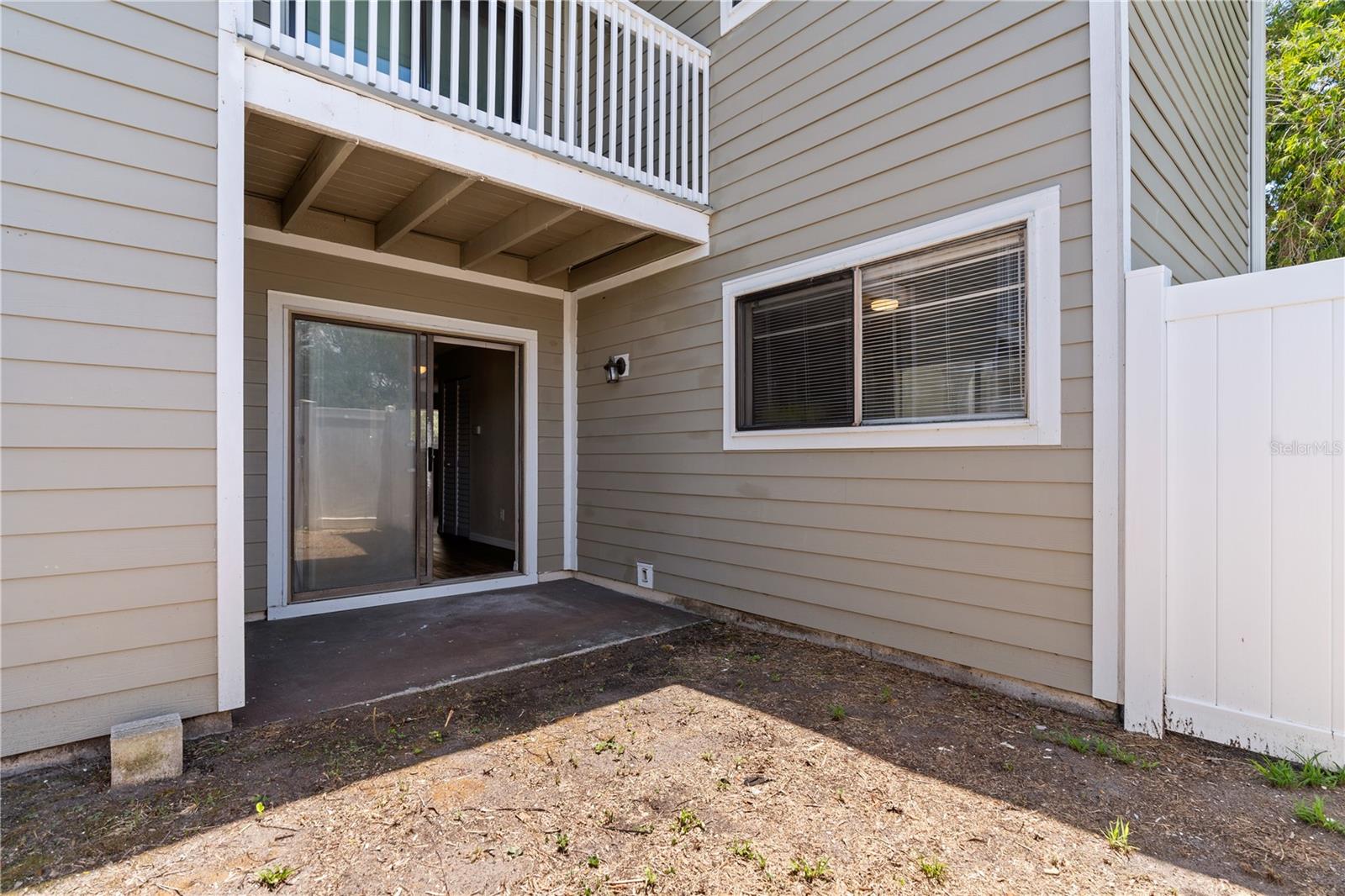 Rear Patio - Reverse View