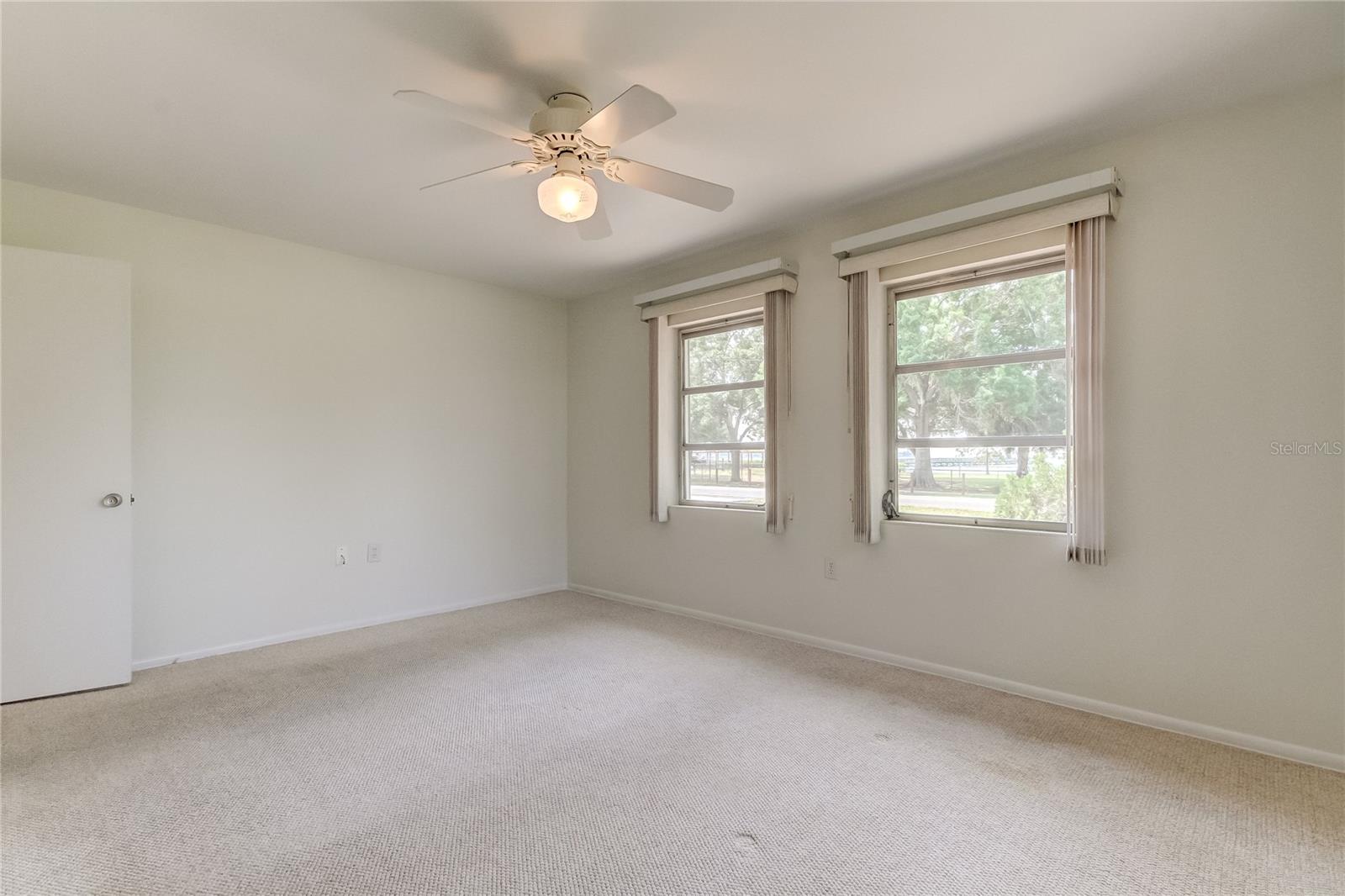 Primary Bedroom with water views