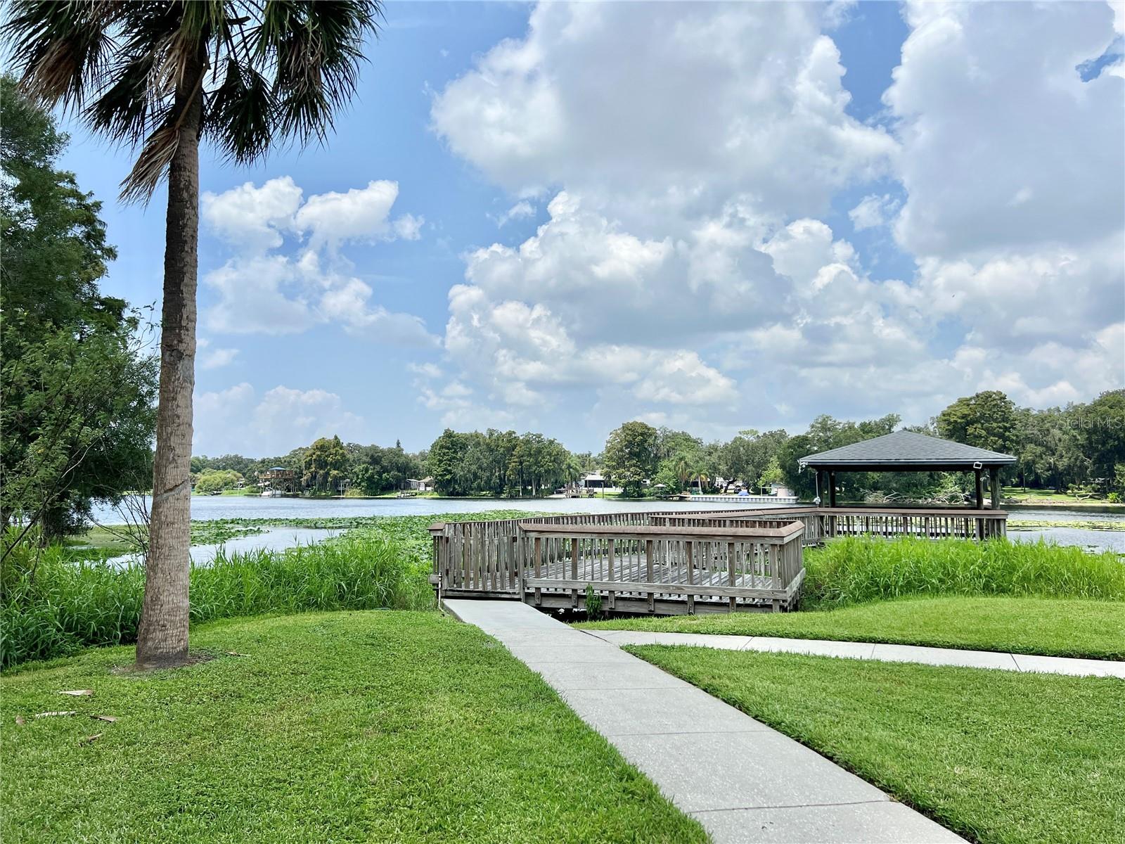 Community Gazebo and Fishing Pier