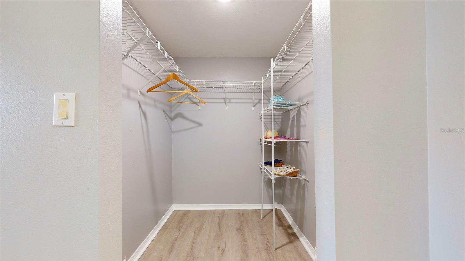 Master closet