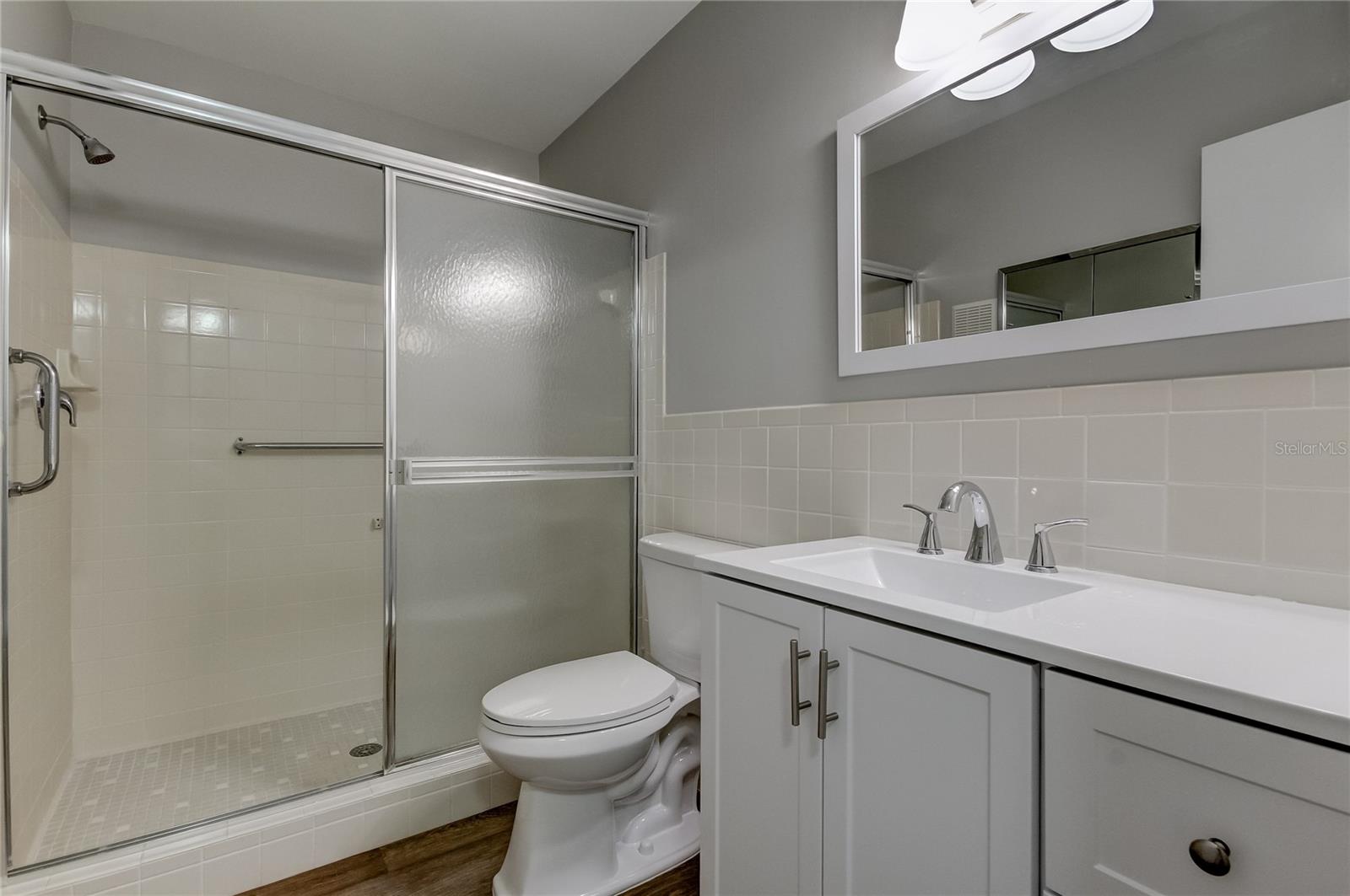 Master Bath with new vanity and faucets