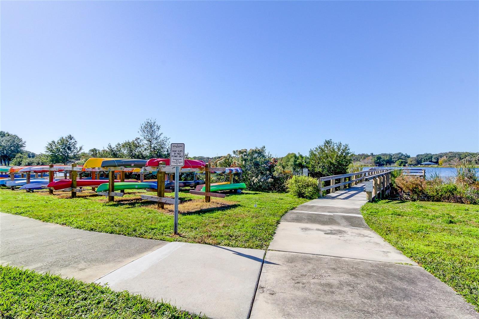 Kayak Storage and dock