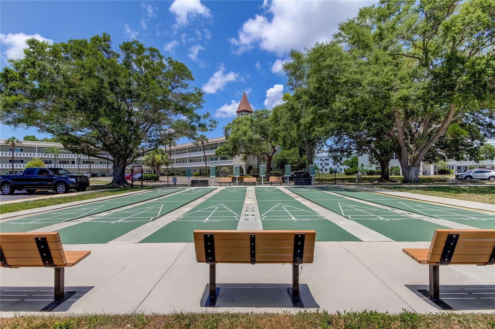 Try your hand at shuffleboard!