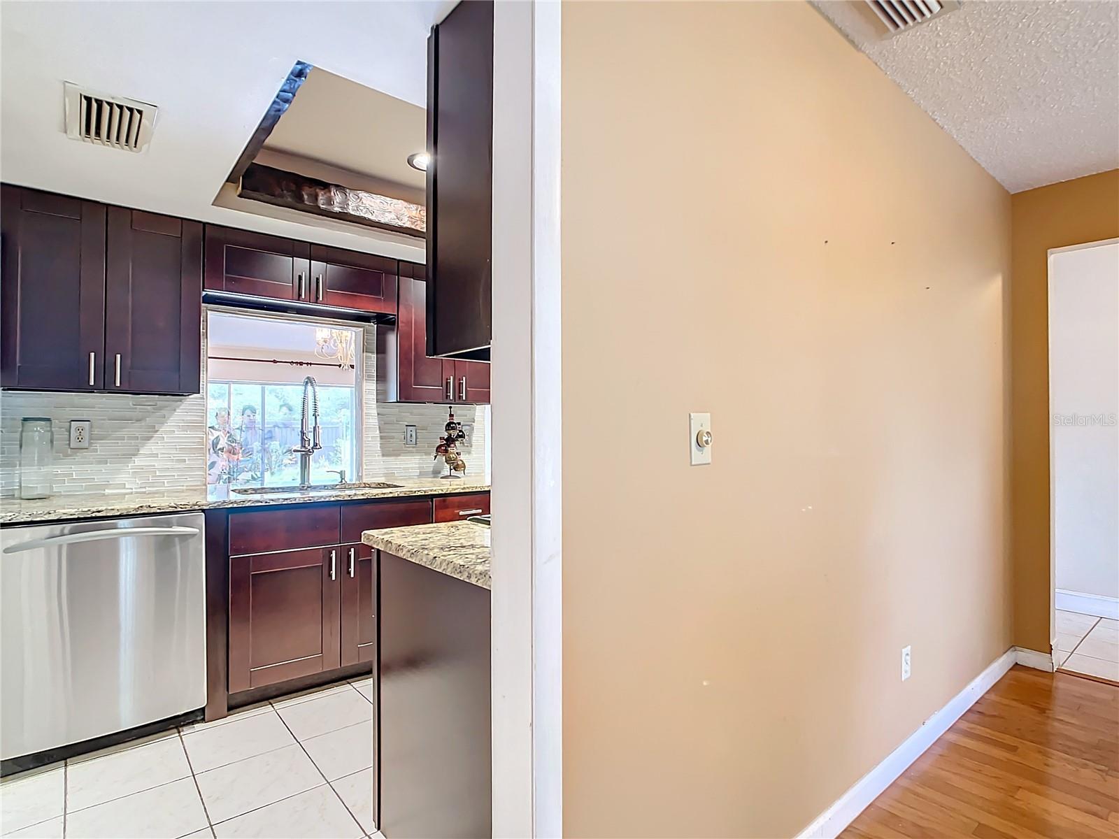 Dining room/office next to kitchen