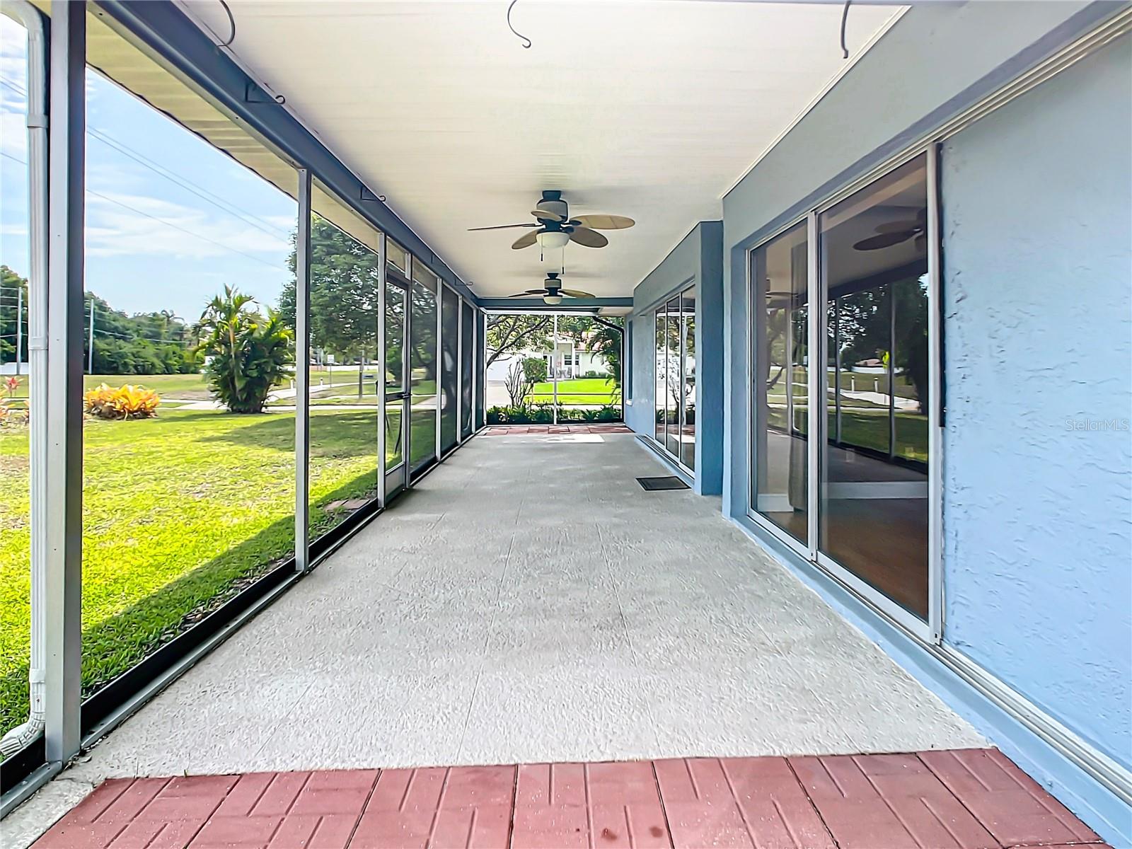 Back Patio/Florida room (screened in)