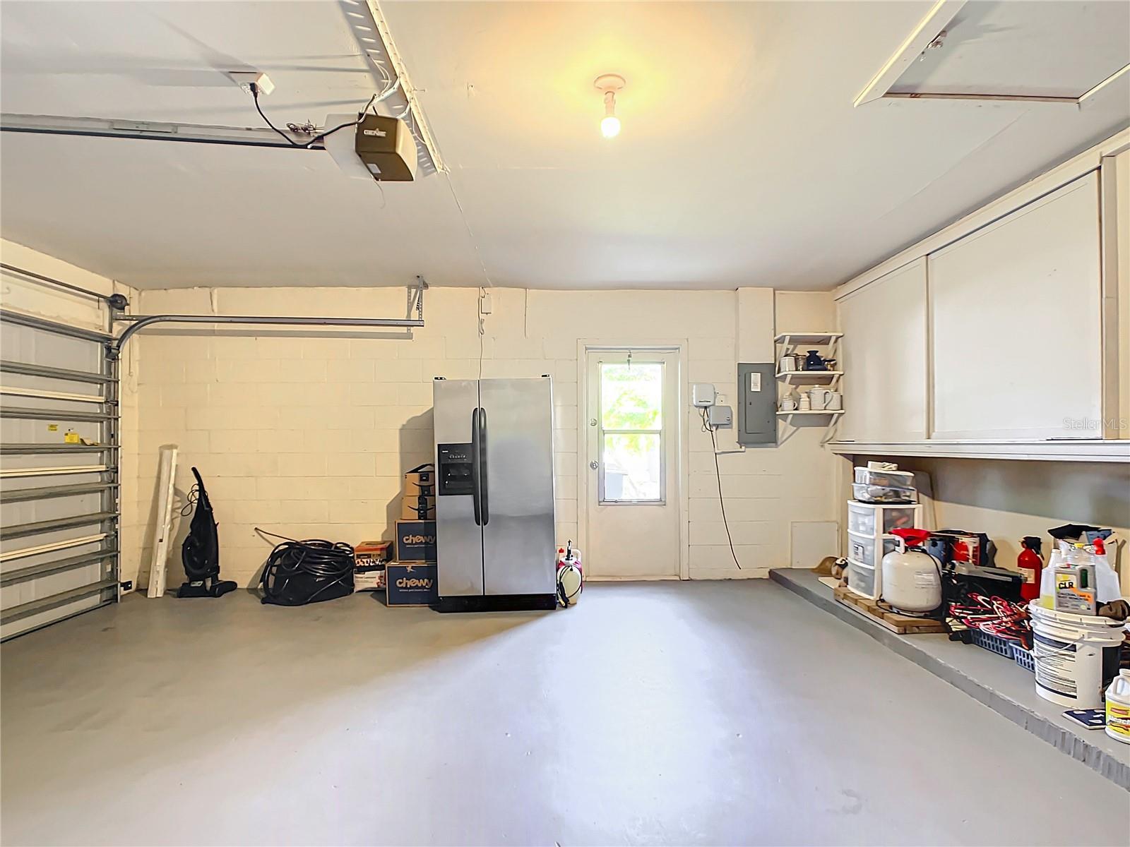 Garage with extra fridge