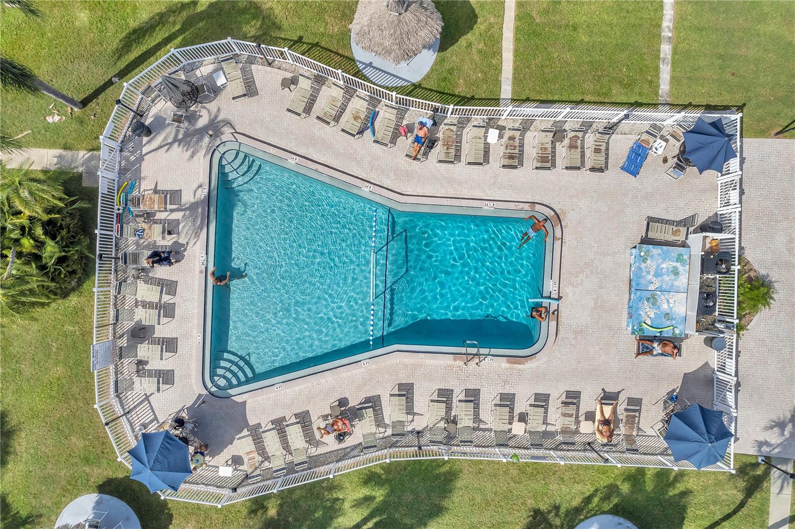 Heated pool during those cooler months.