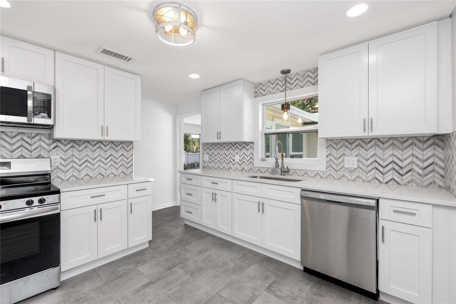 Main house renovated kitchen