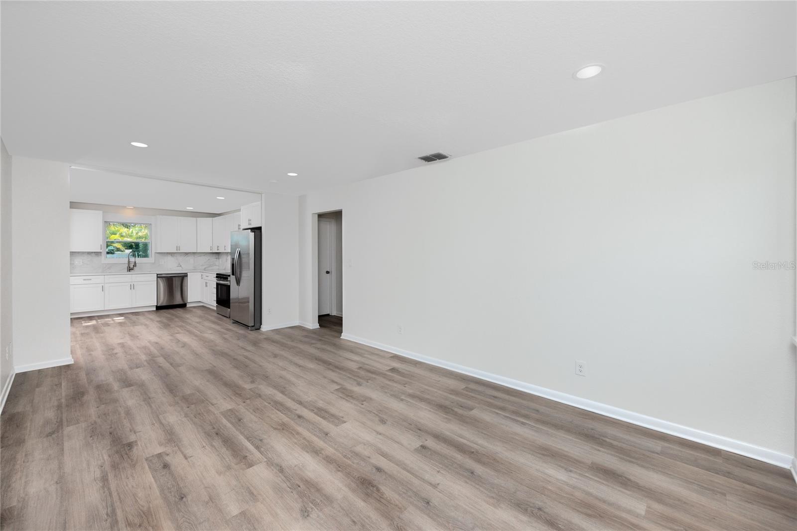 Large front room in the In-law apartment