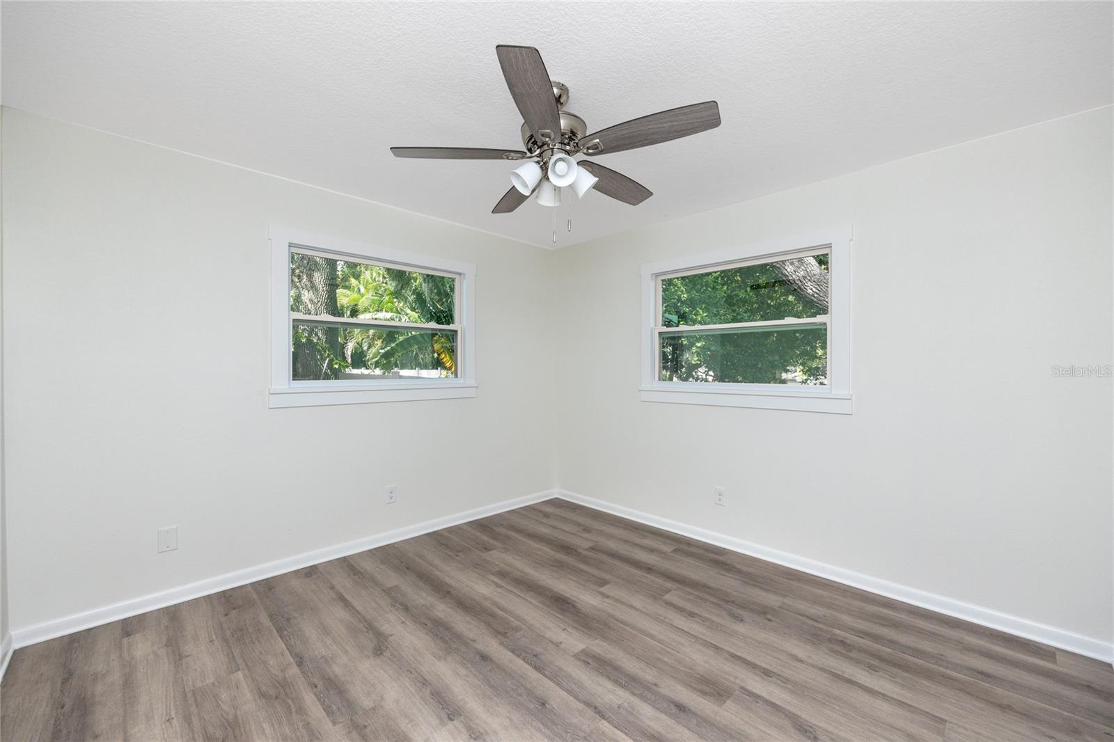 one of 2 bedrooms in the in-law apartment