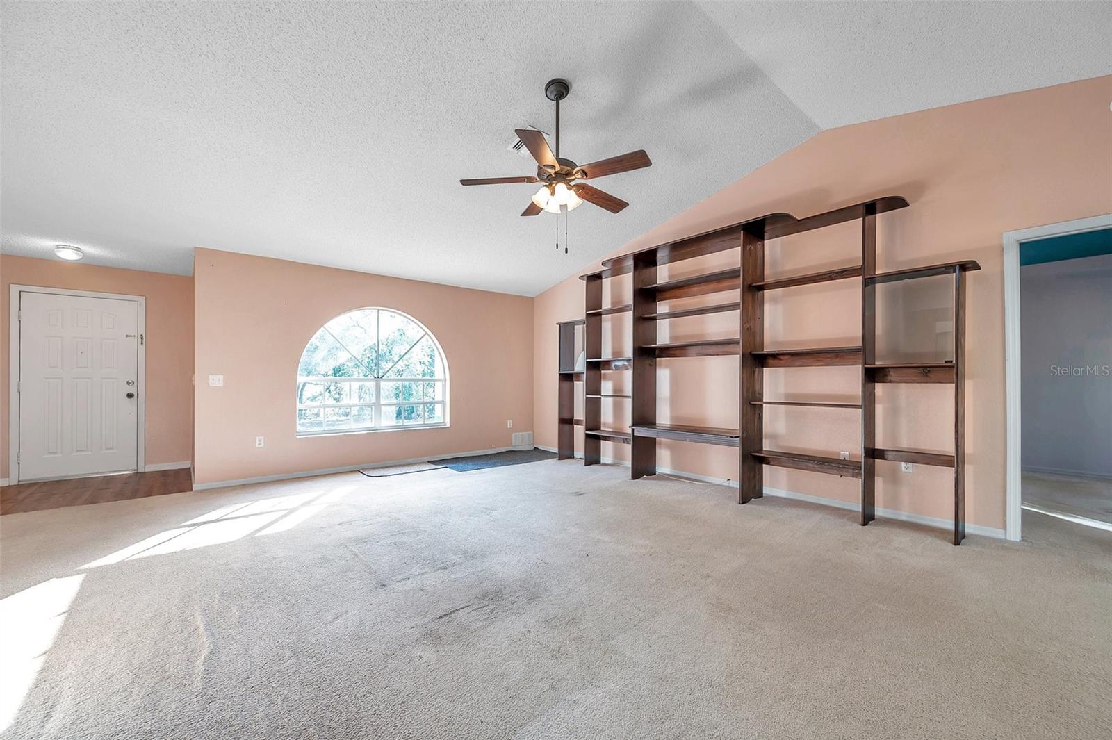 Custom built, solid wood TV and Shelving Unit