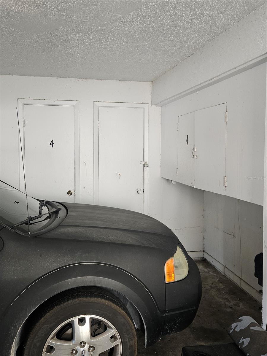 Storage Closet in Carport.