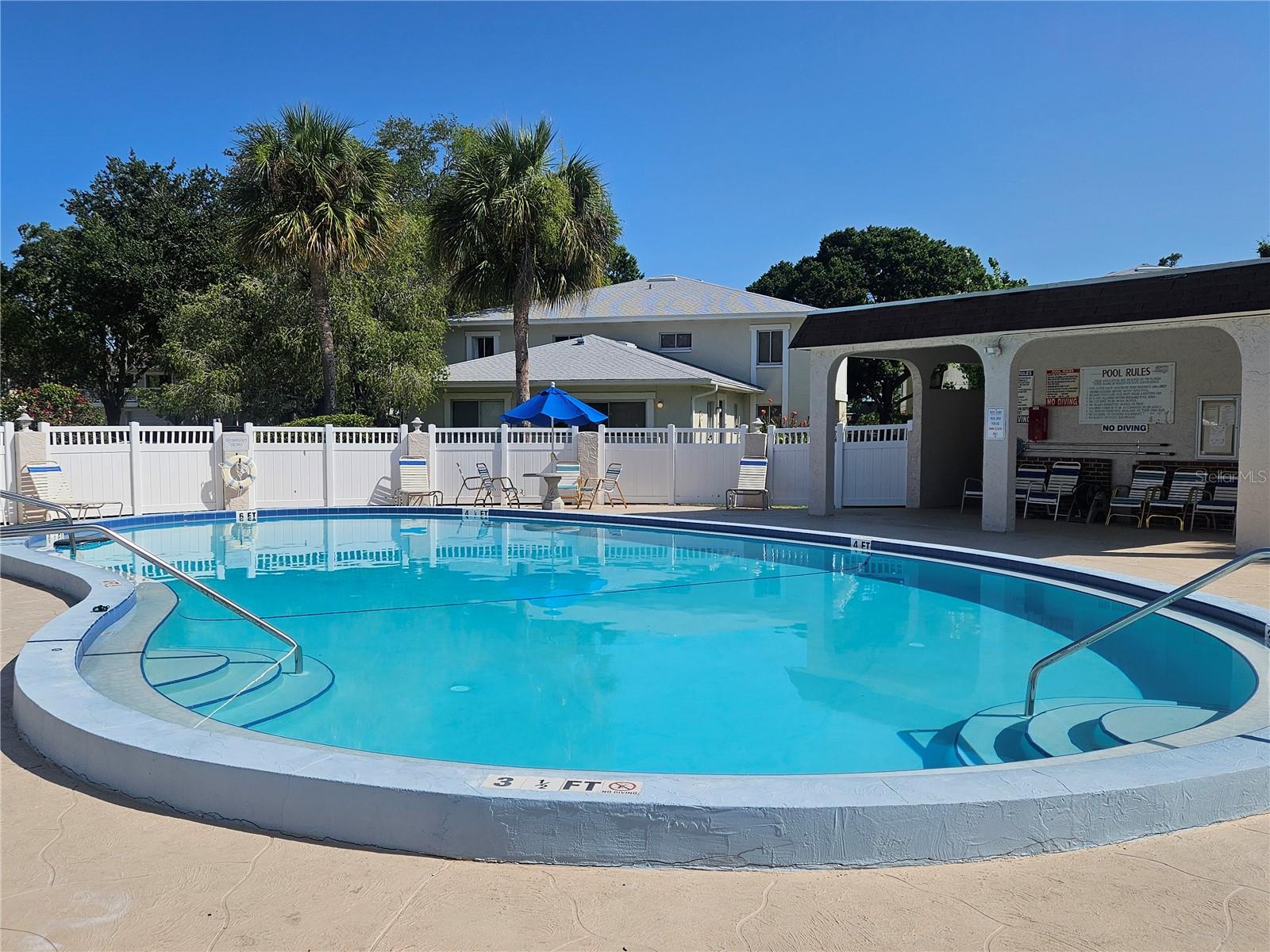 Pool area.