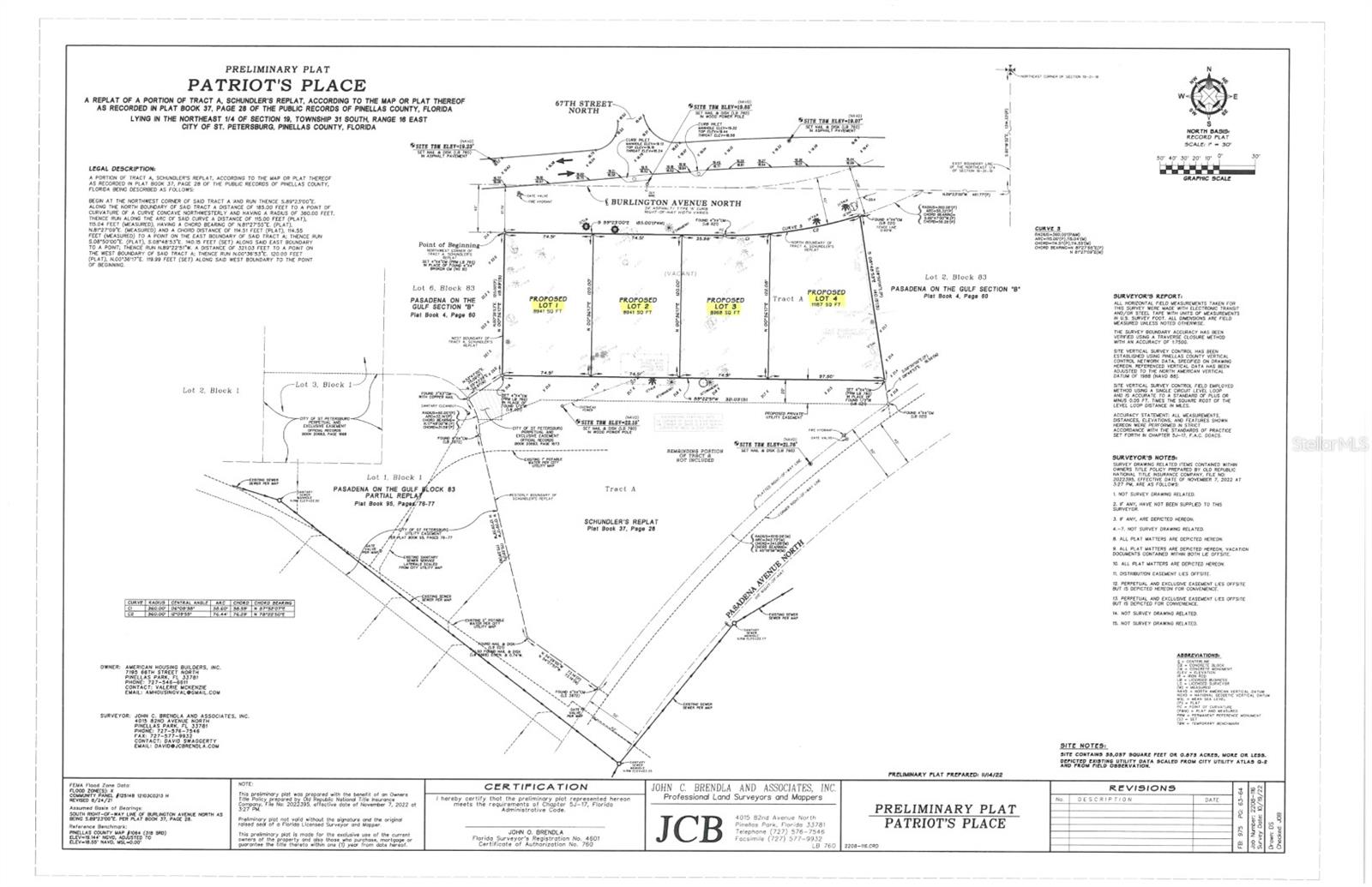 Choose From 1 of 4 Wide Lots