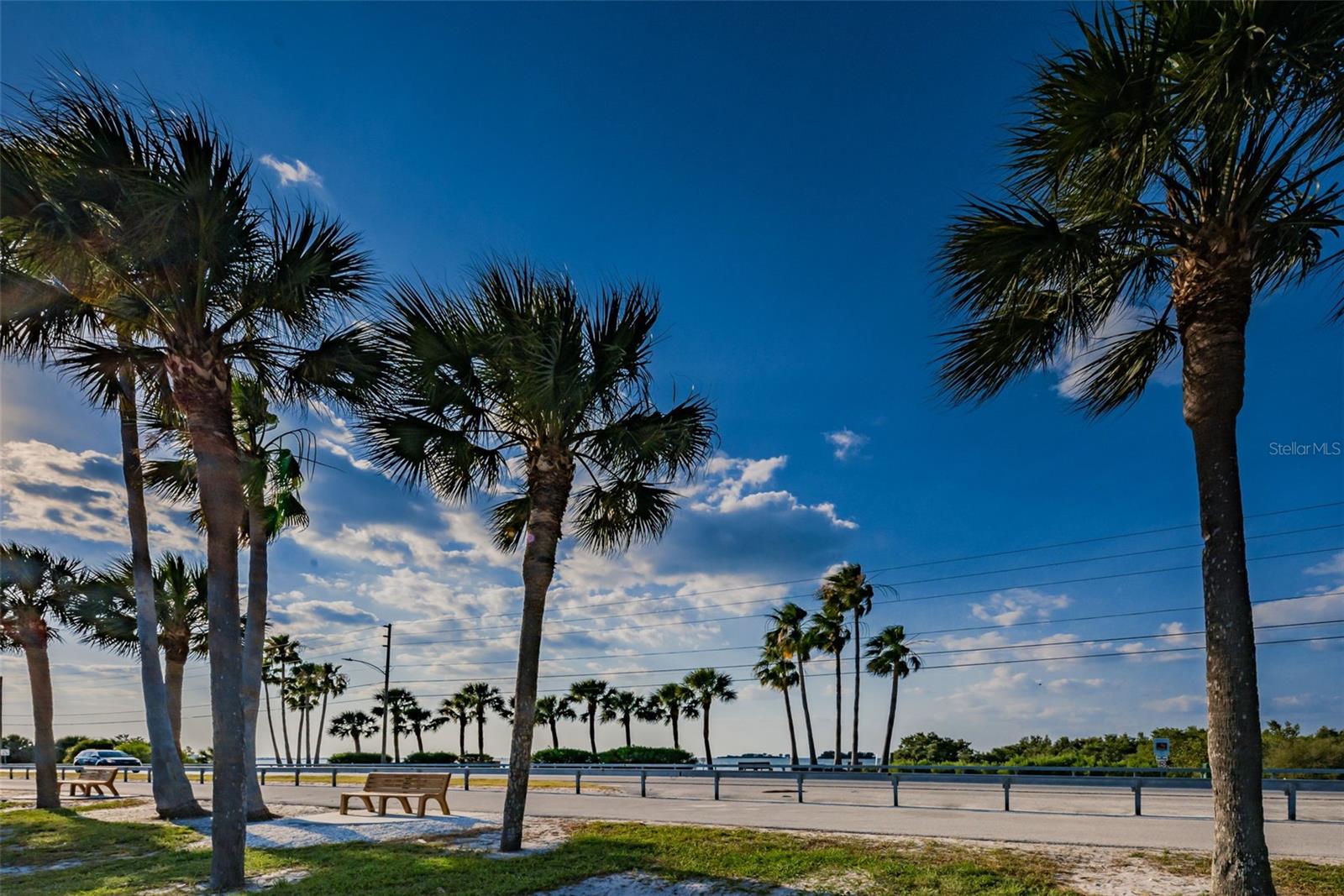 Dunedin Causeway that leads to Honeymoon Island State Park