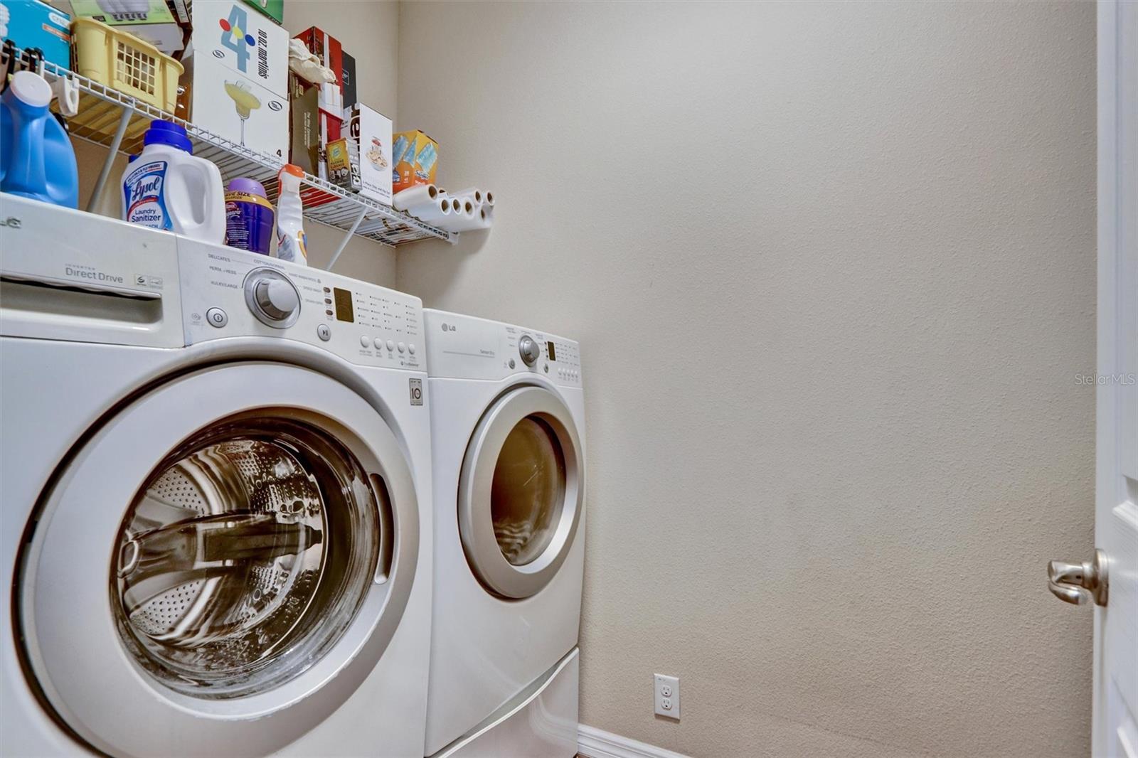 Inside Laundry room