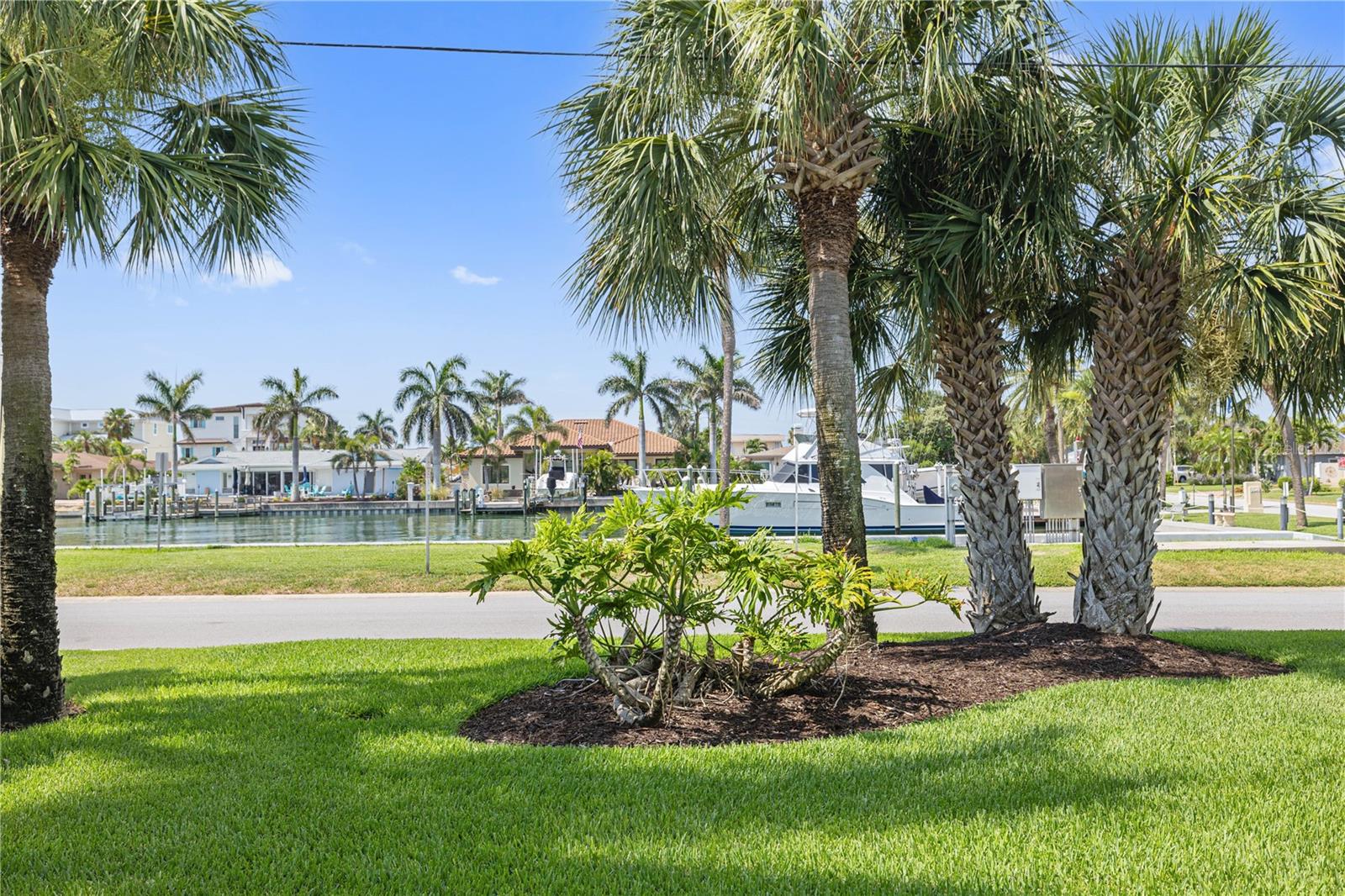 Beautiful lush landscaping