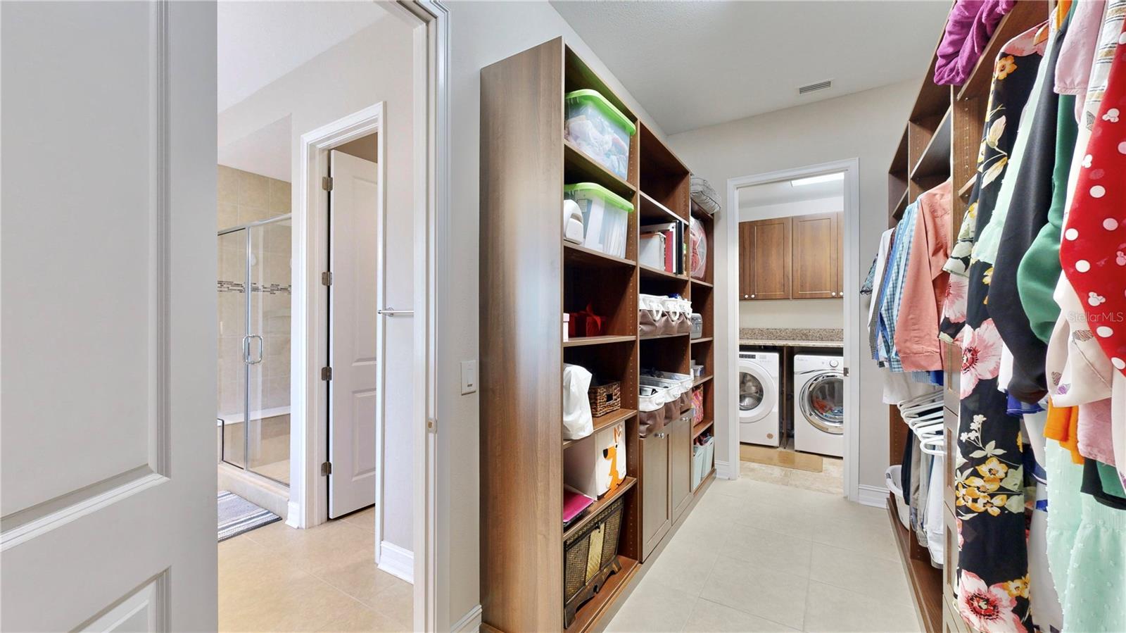 Primary bedroom custom closet