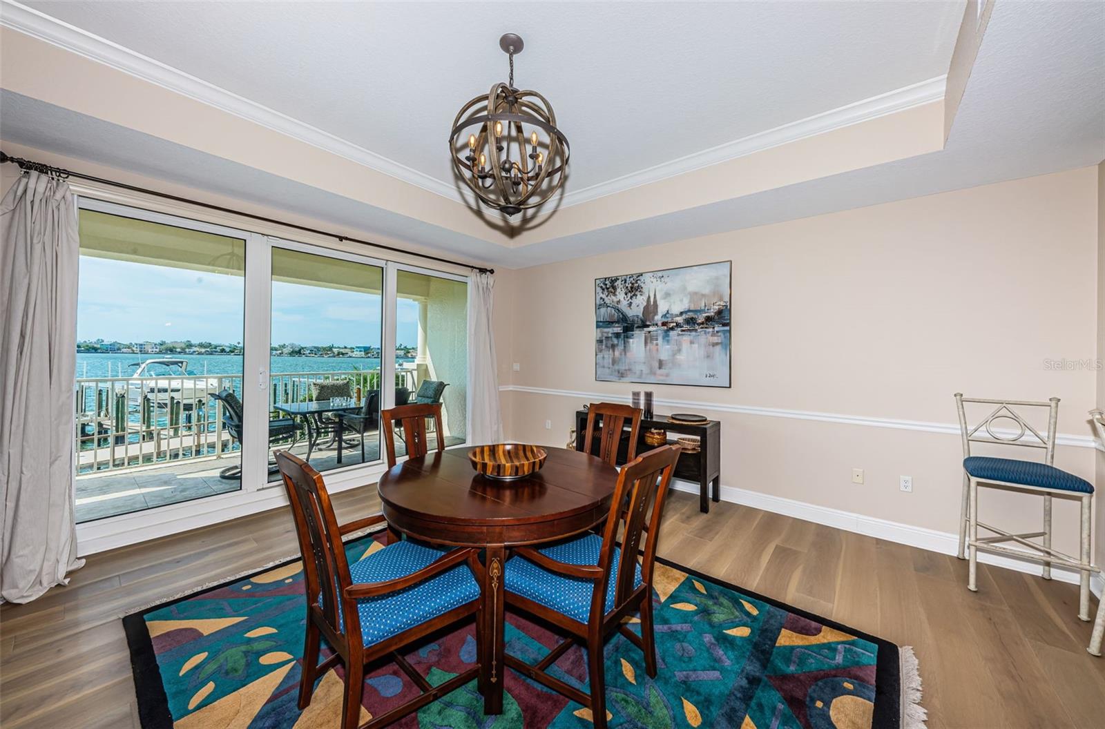 ... Shot # 2... Residence # 202 Great Room Looking out Towards Boca Ciega Bay / Intracoastal Waterway.