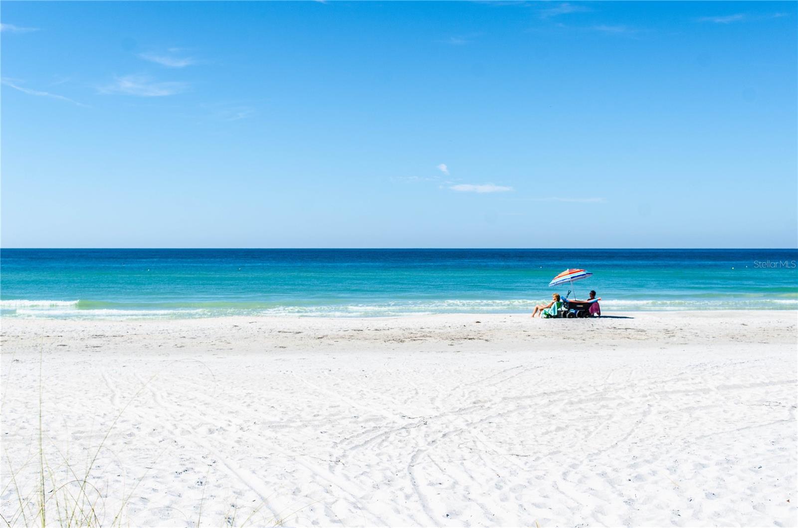 ... Beach Access is Right across the street... These are small Towns without a lot of Public Parking so the Beaches are not real crowded around here. The Redingtons and Indian Shores have always been like this. It's our secret. You want away from the crowds - come here..