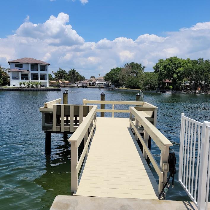 Fishing pier #2 is freshly renovated and ready to be enjoyed.