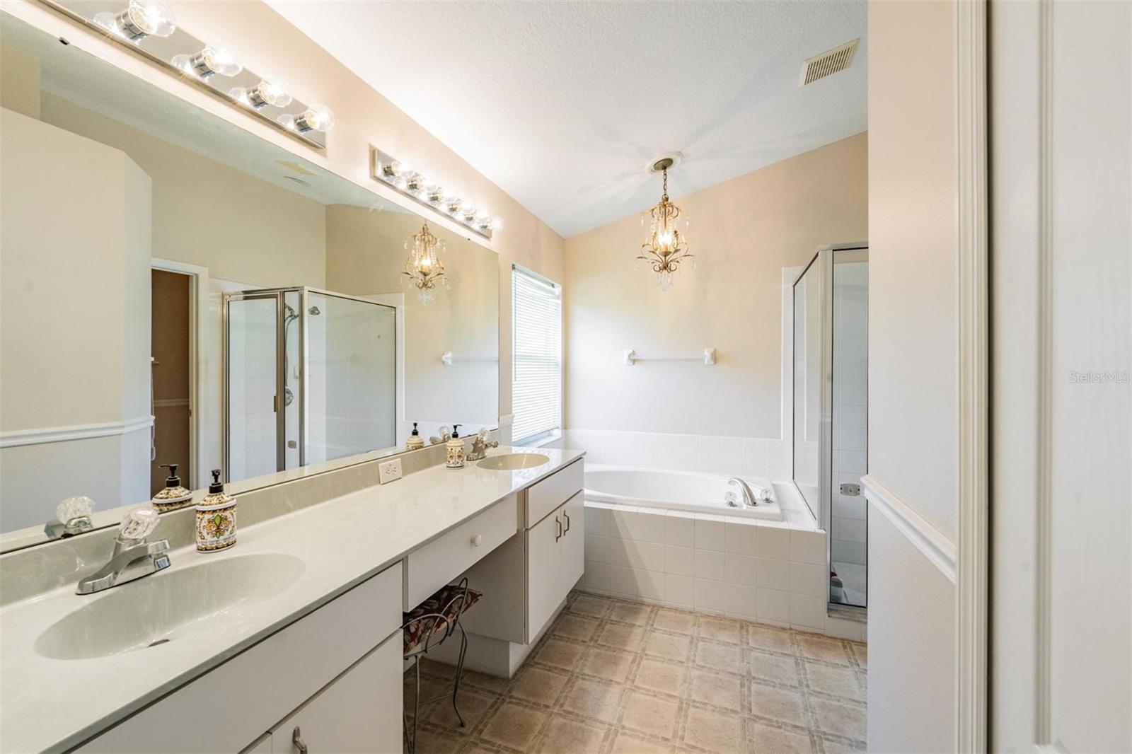 Primary Bath double vanity