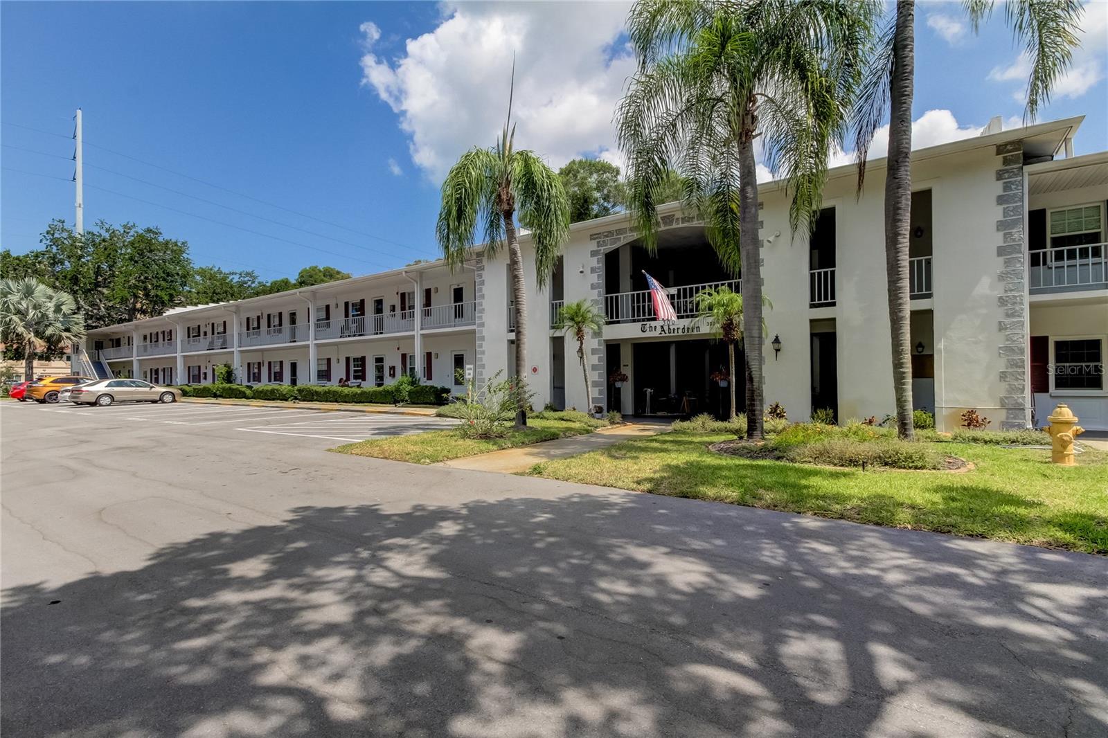 Front of building