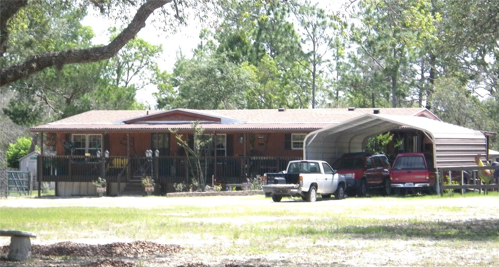 Front view of home on the property