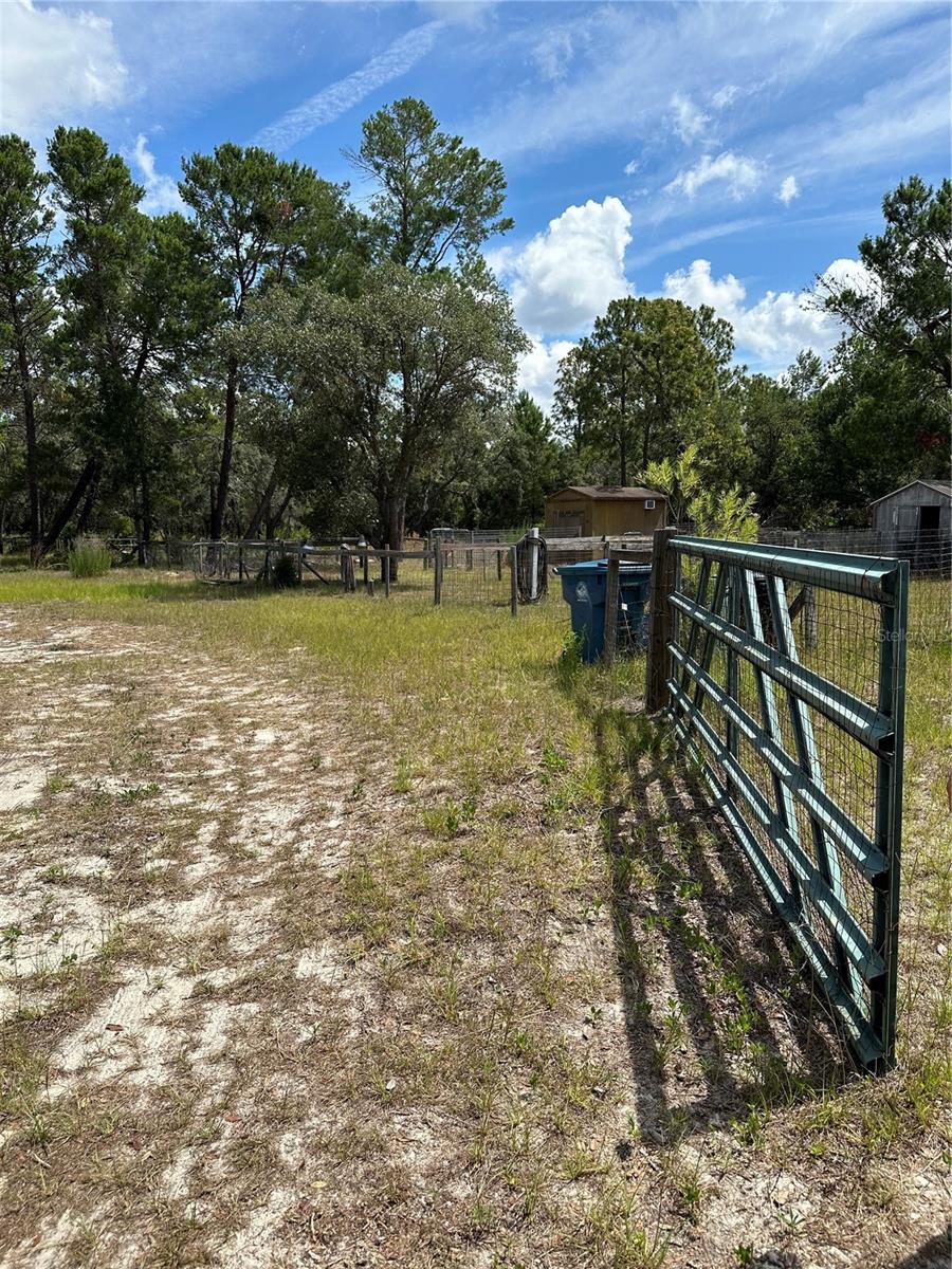 View towards the back of the property