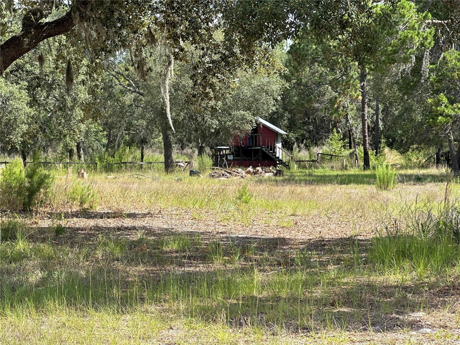 View towards the barn towards the back of the property