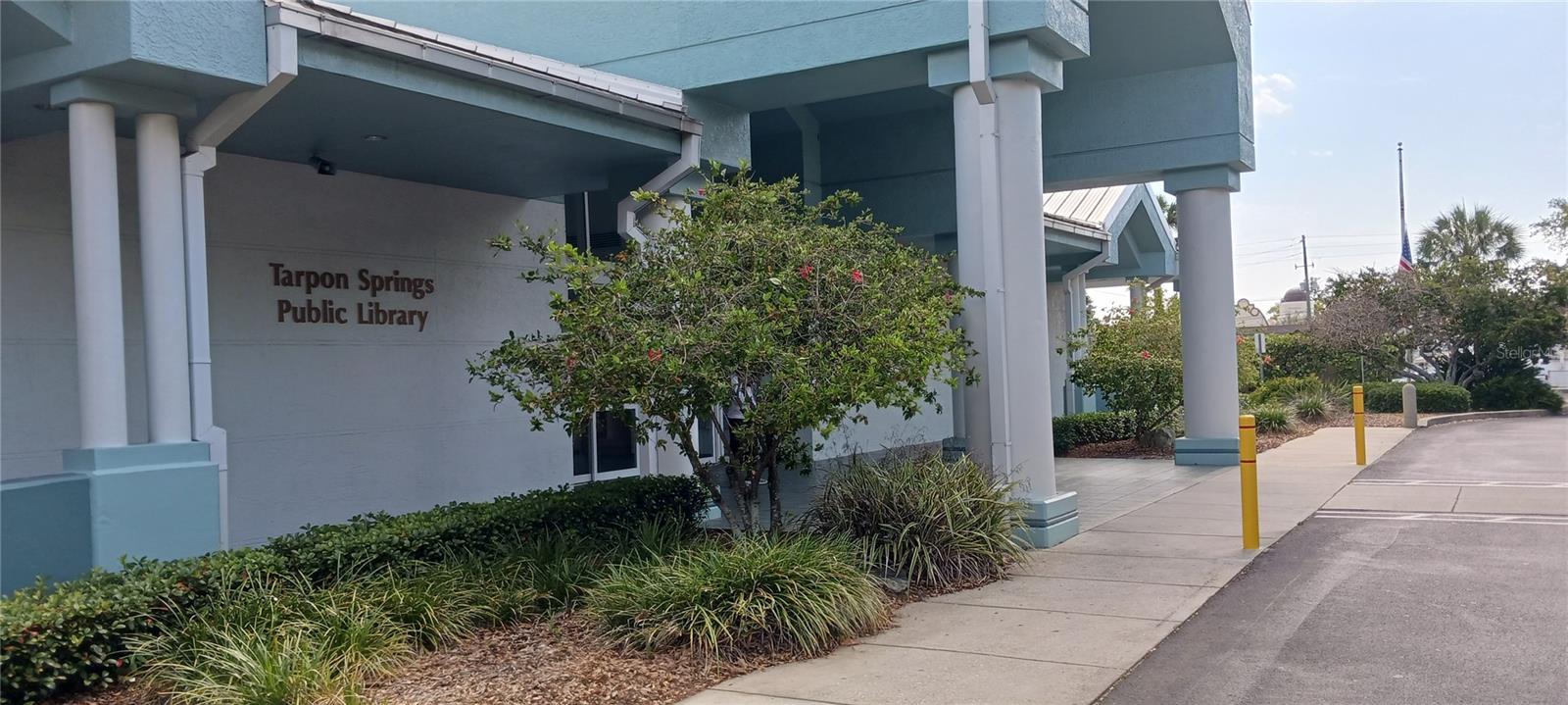 Tarpon Springs Library just a bike ride away